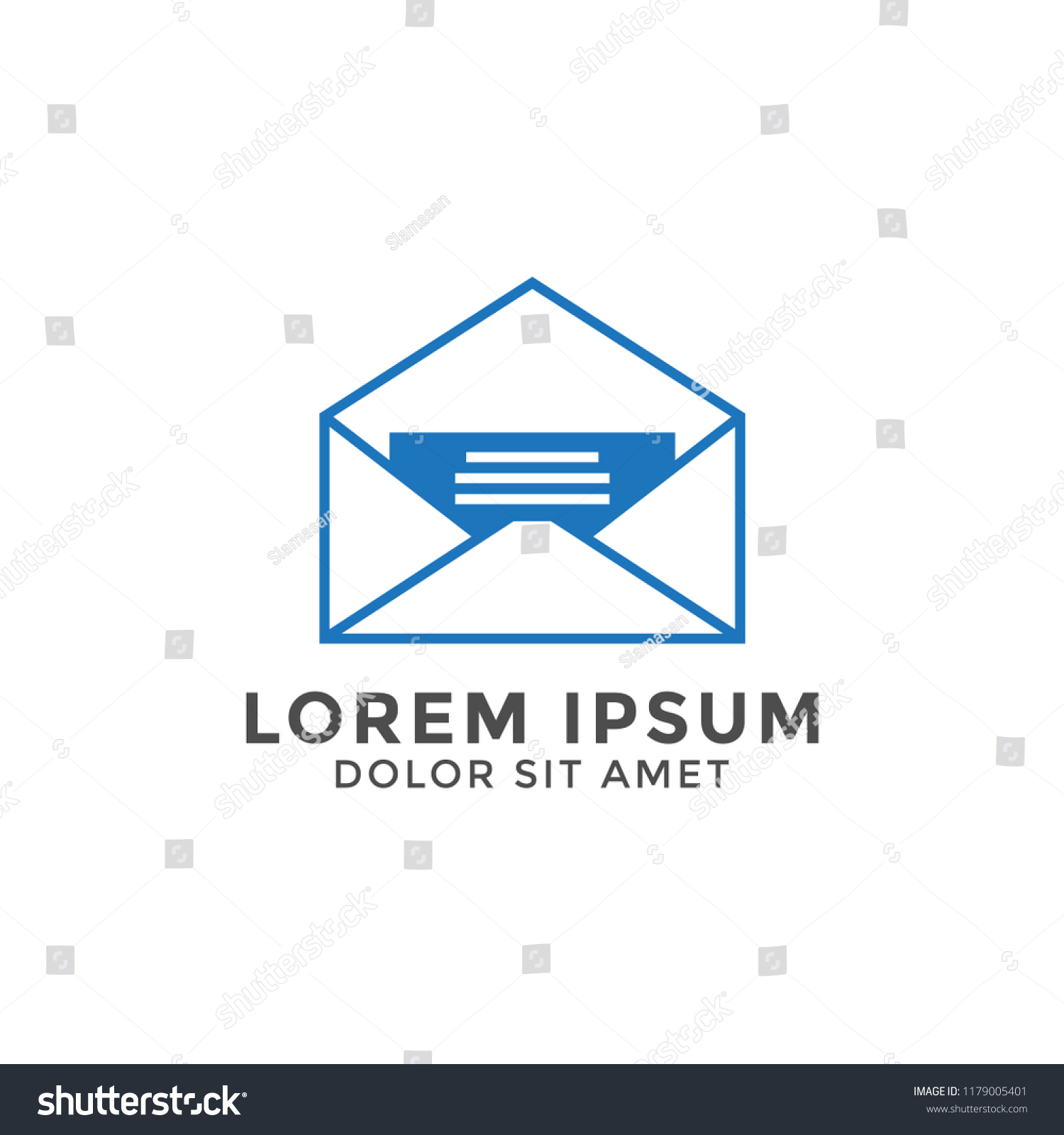 Email Letter Logo Icon Design Template Stock Vector (Royalty Free ...