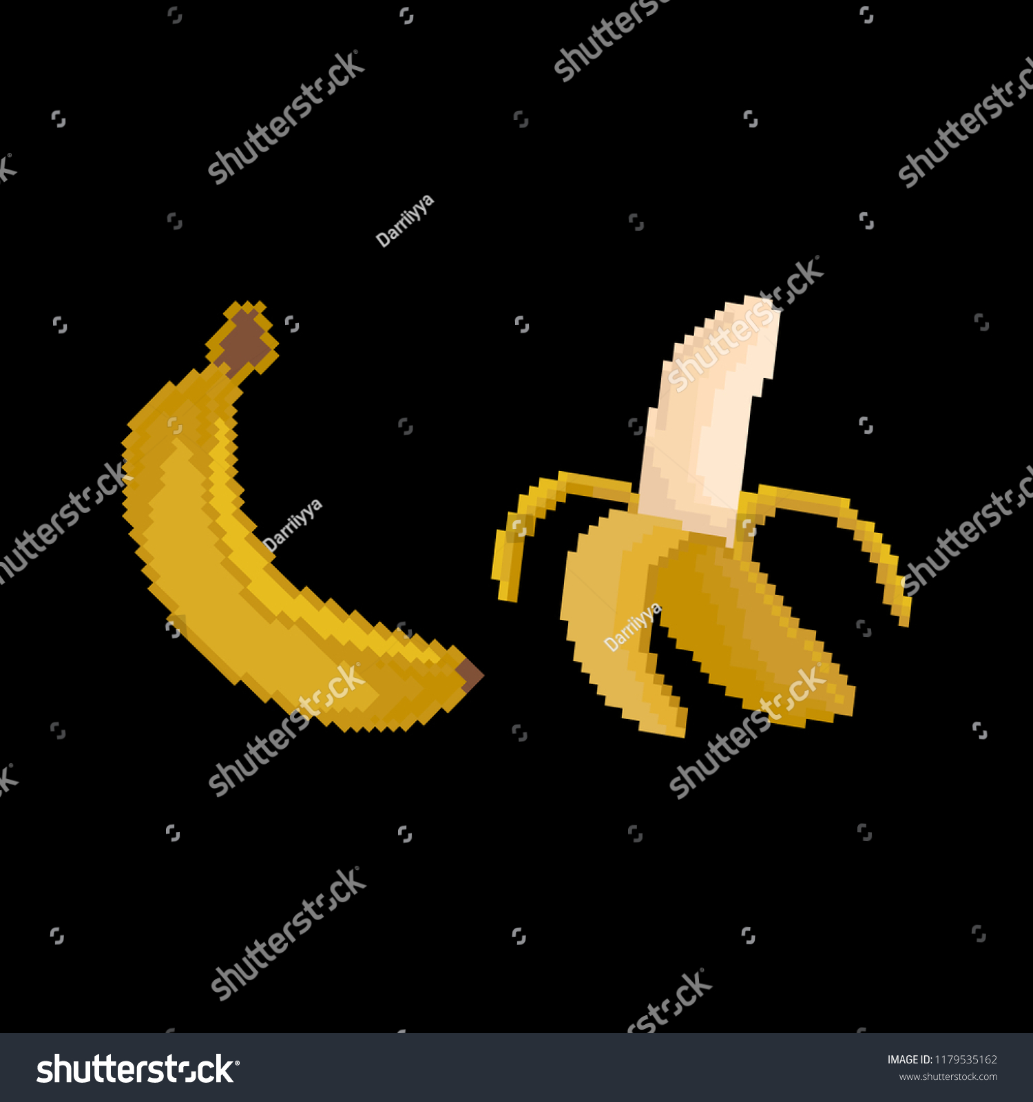 Банан по пикселям