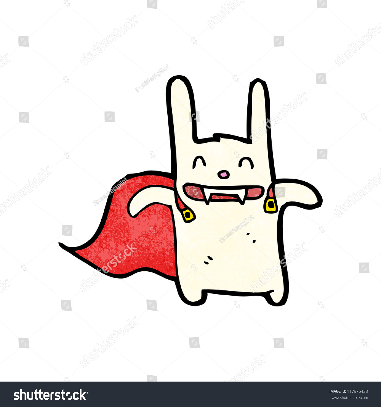 Vampire Bunny Cartoon Stock Vector (Royalty Free) 117976438 | Shutterstock