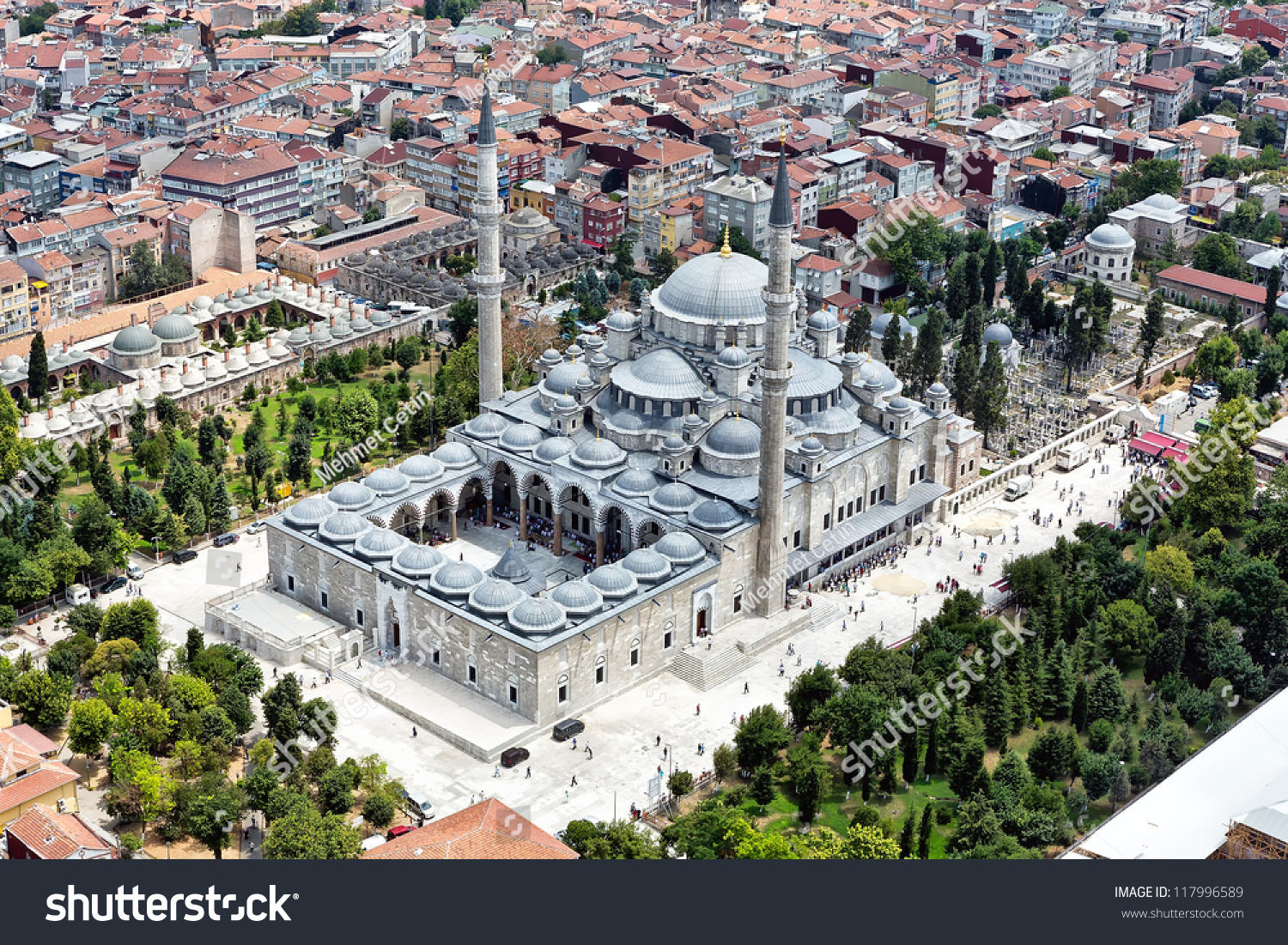 Suleymaniye Mosque Helicopter Stock Photo 117996589 | Shutterstock