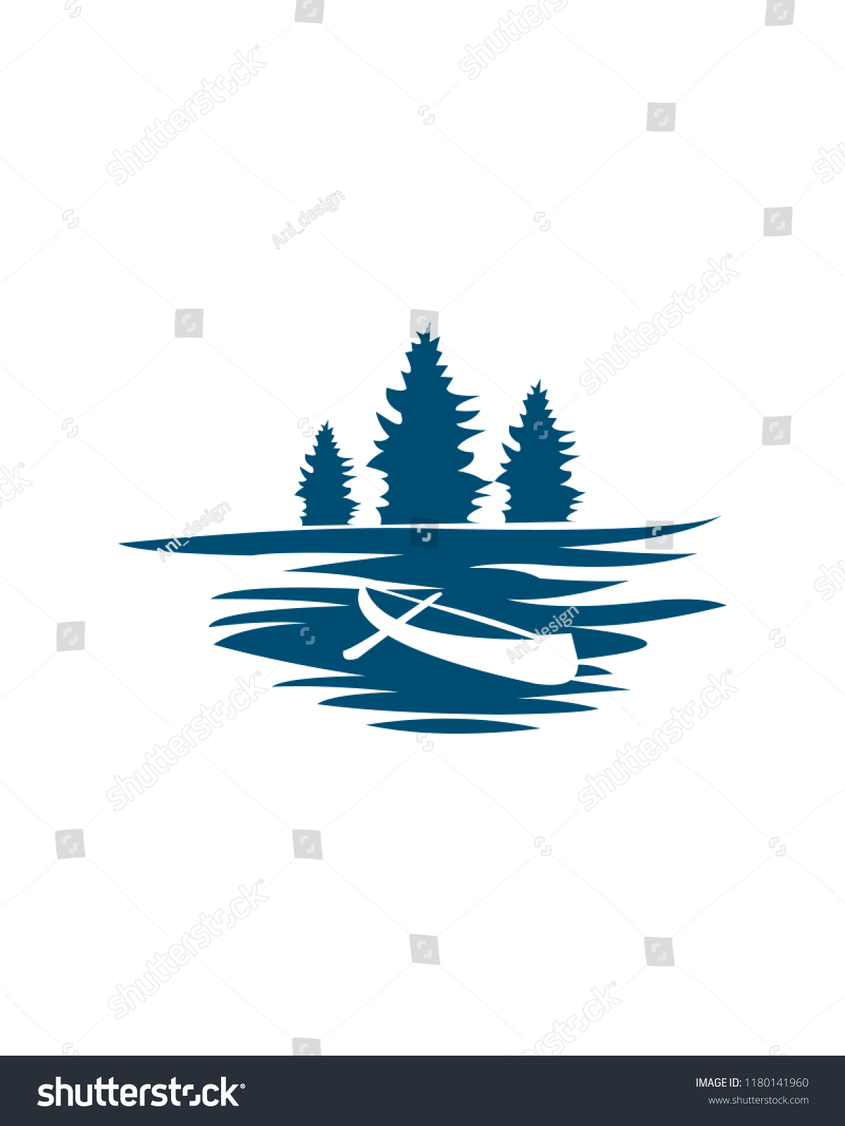 Lake Logo Template Stock Vector (Royalty Free) 1180141960 | Shutterstock