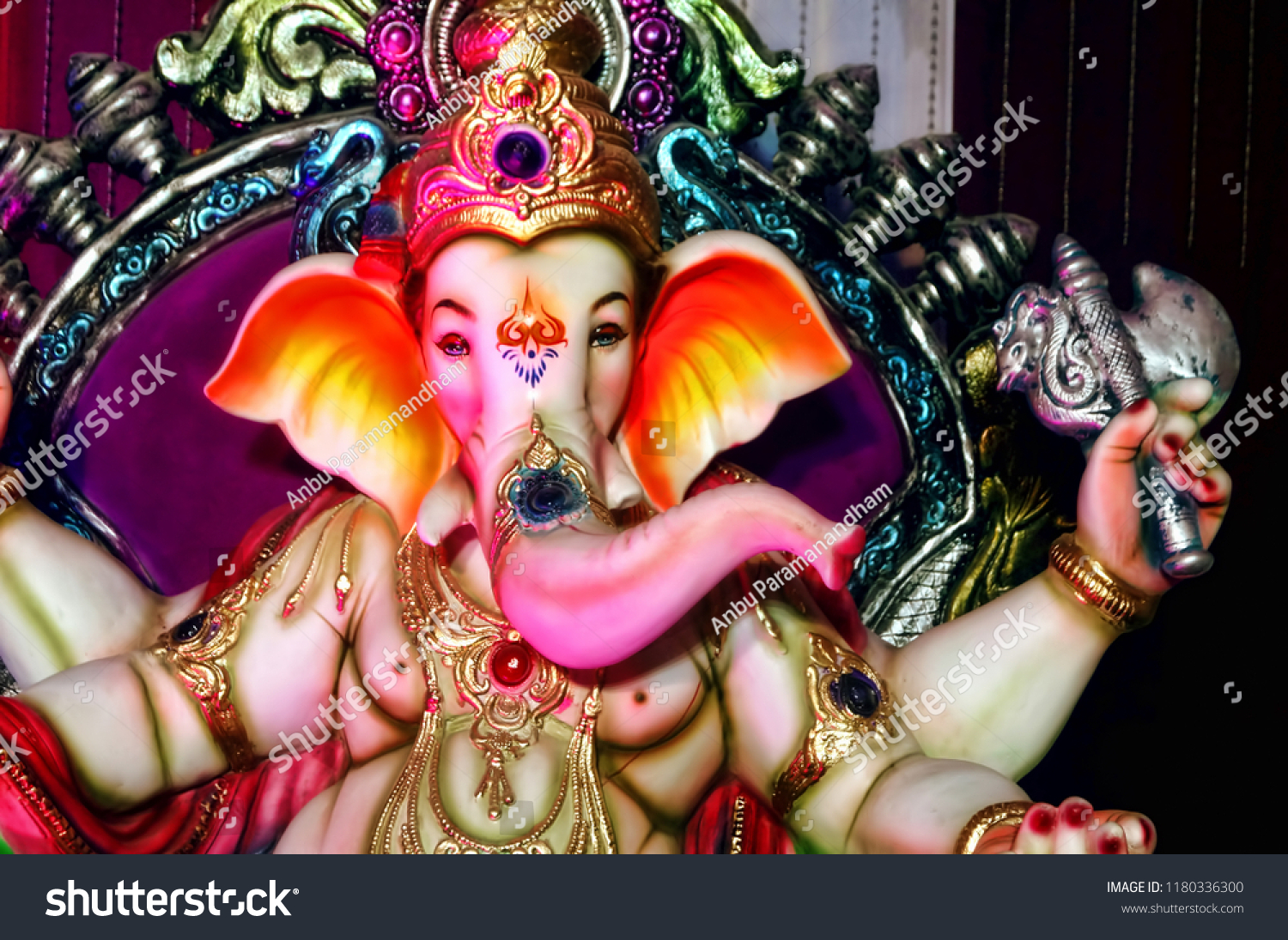 Lord Ganesha Idol During Deity Stock Photo 1180336300 | Shutterstock