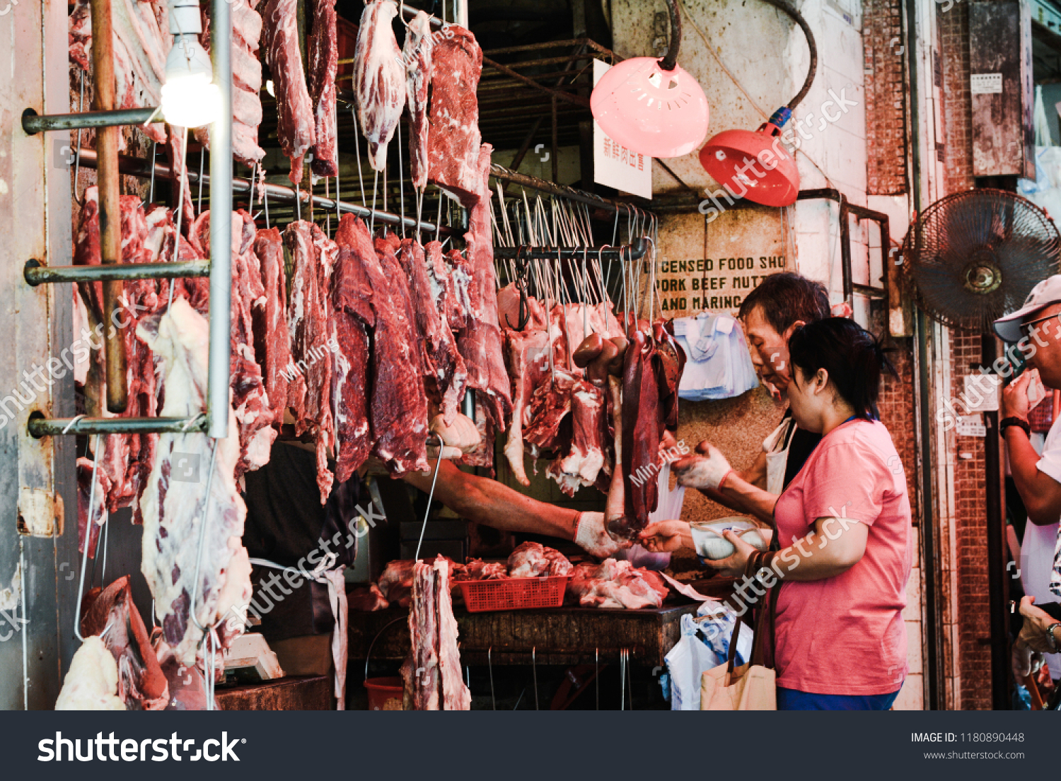 hong kong market meat