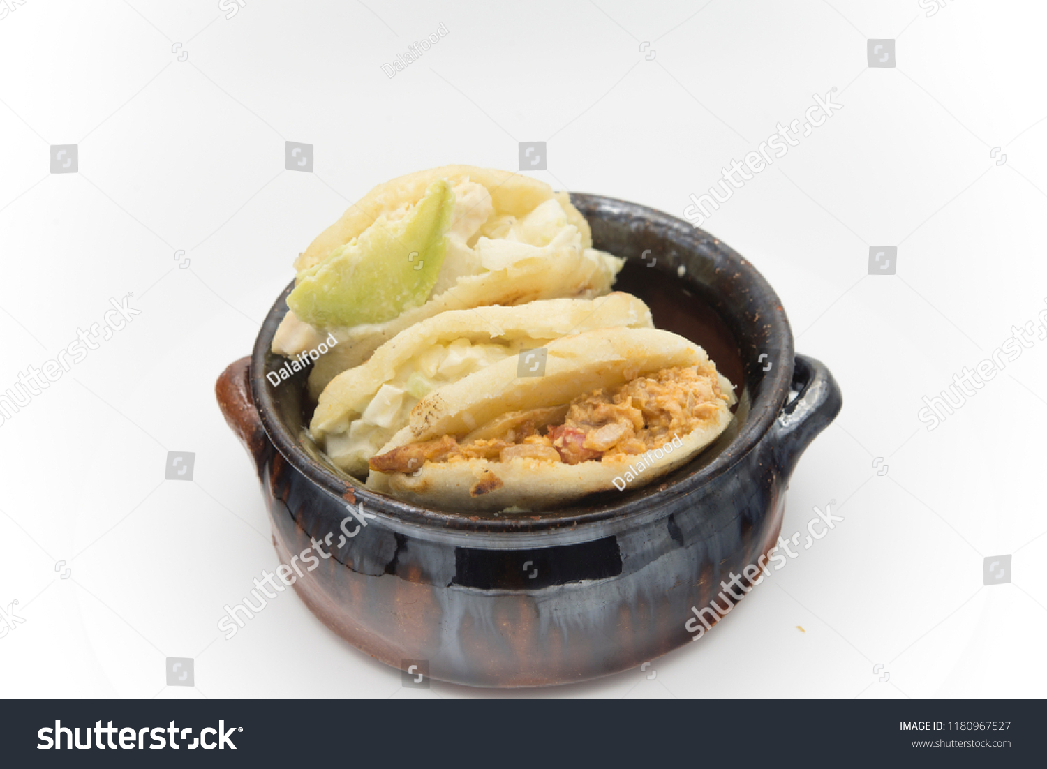 Real Arepa Isolated Stock Photo 1180967527 | Shutterstock