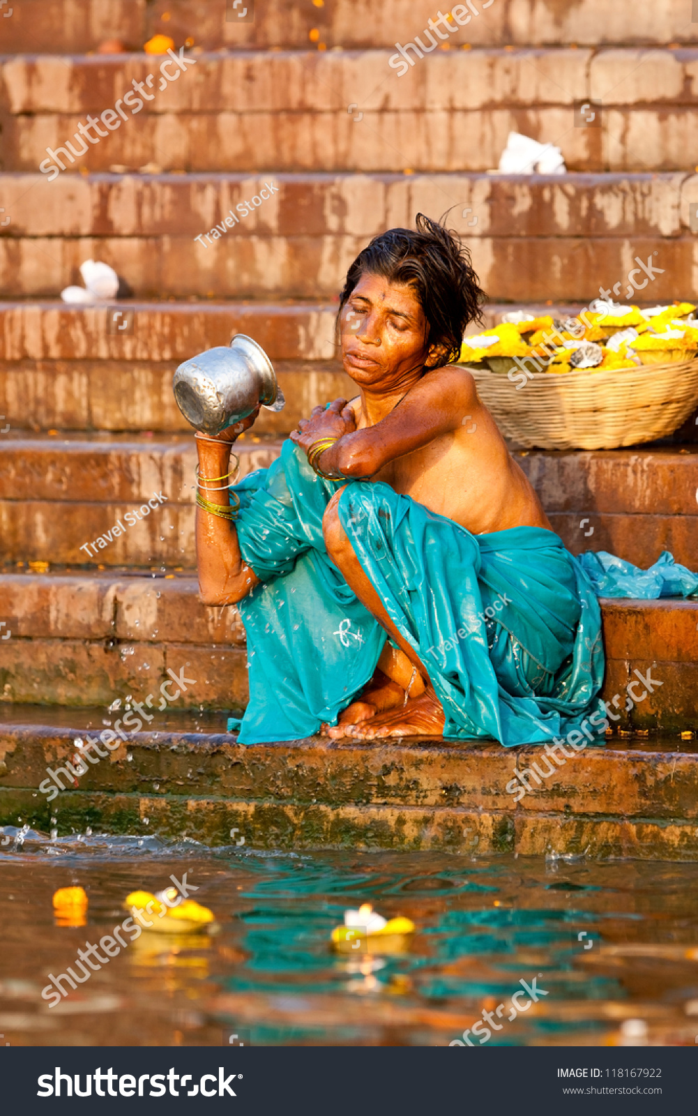 Indian bathing spy