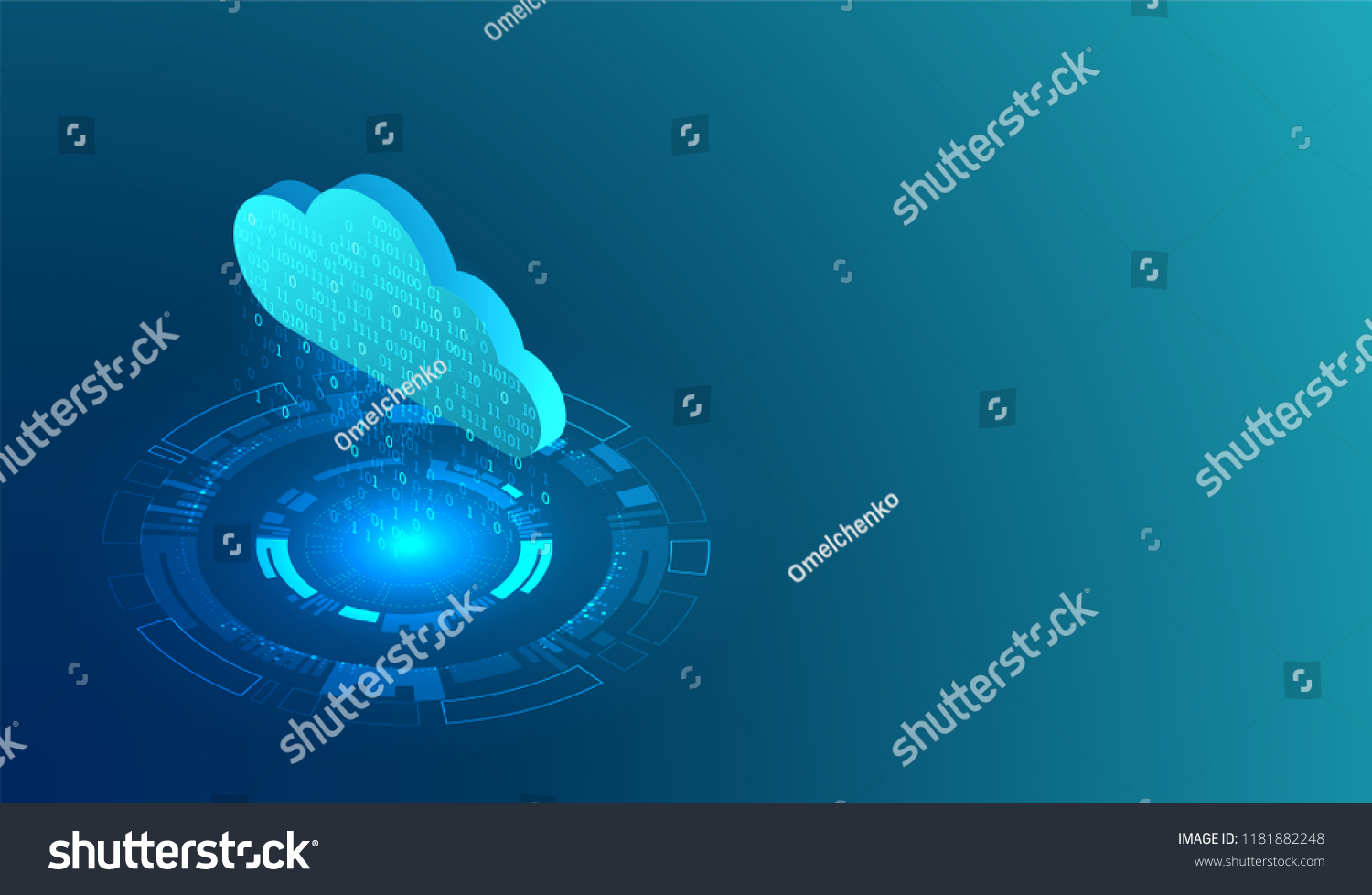 Isometric Big Data Flow Processing Concept Stock Vector (Royalty Free ...
