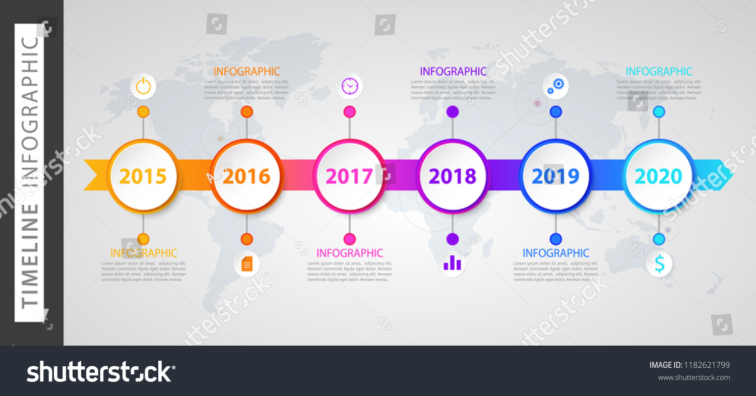 Timeline Infographics Design Vector Marketing Icons Stock Vector ...