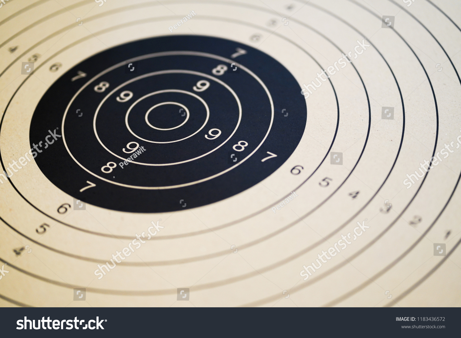 printable shooting targets gun targets stock photo 1183436572 shutterstock