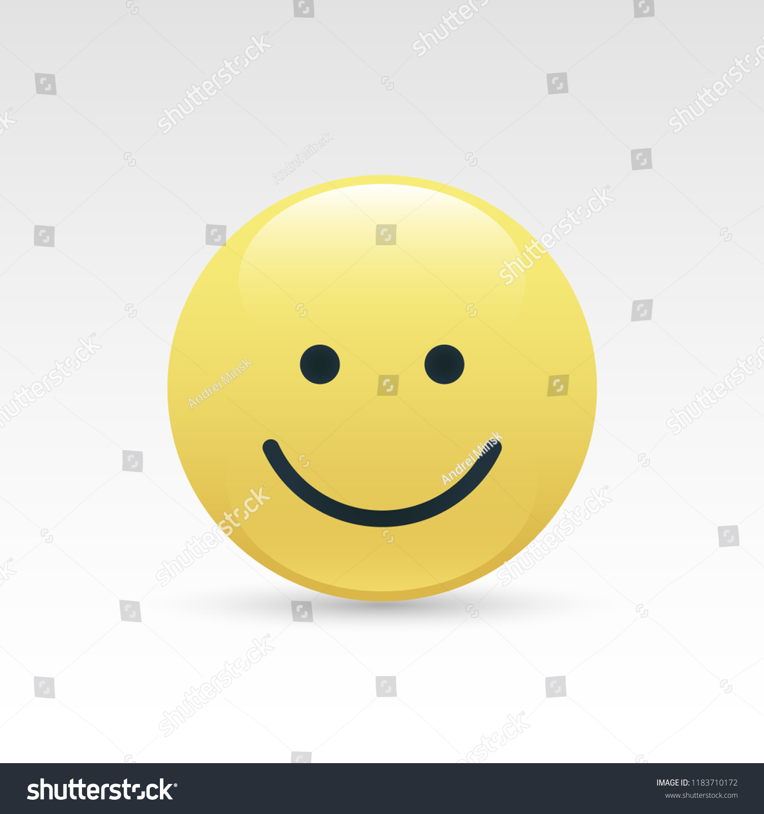 Smile Icons Emoji Emoticons Stock Vector (Royalty Free) 1183710172 ...