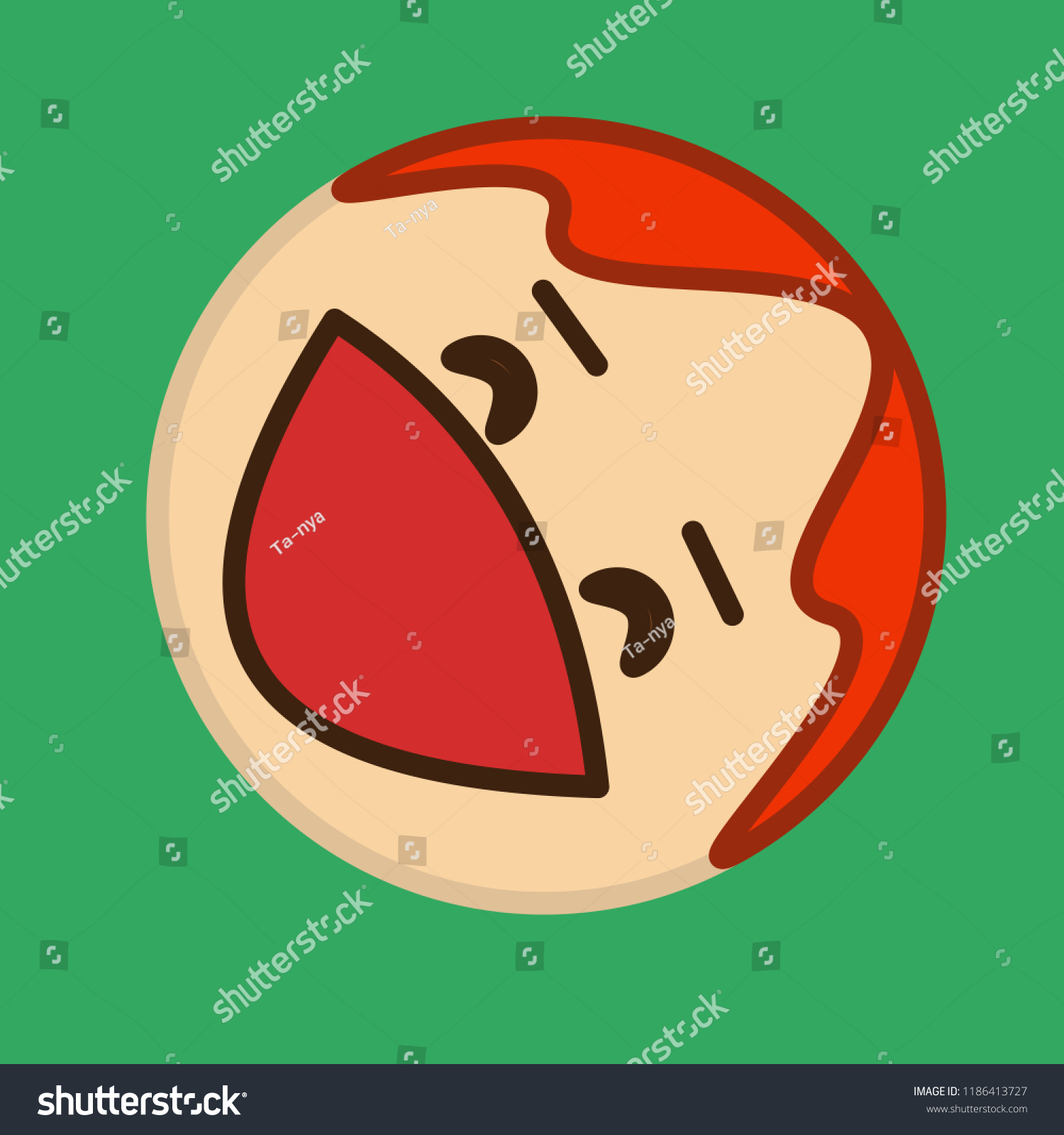 Emoticon Character Rolling On Floor Laughing Stock Vector Royalty Free 1186413727 Shutterstock 