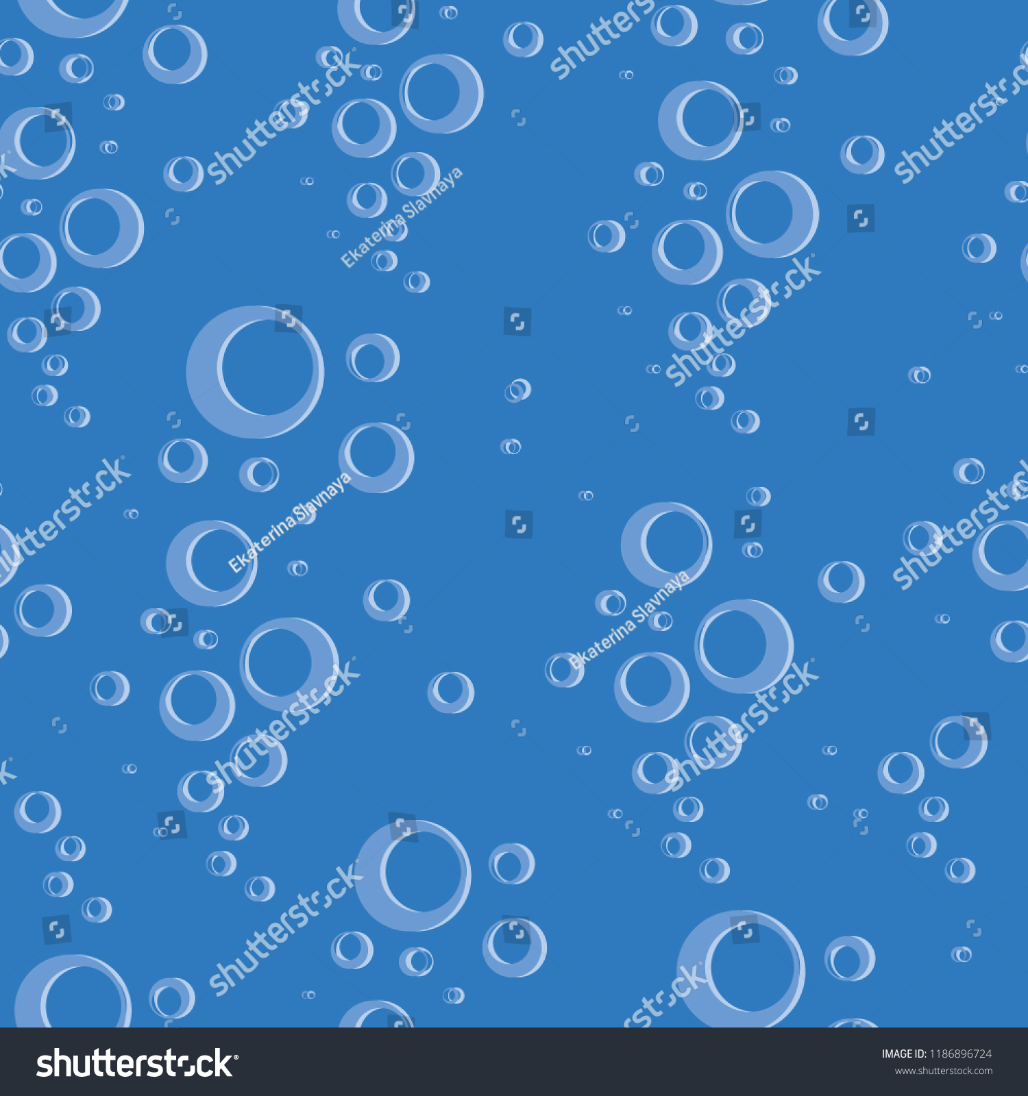 Vektor Stok Bubbles Texture Seamless Tanpa Royalti 1186896724 Shutterstock 