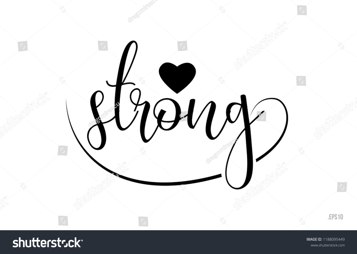 strong-word-text-black-white-love-stock-vector-royalty-free