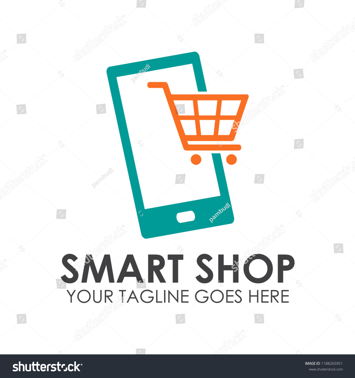 Smart Shop Vector Logo Template Stock Vector (Royalty Free) 1188265951 ...