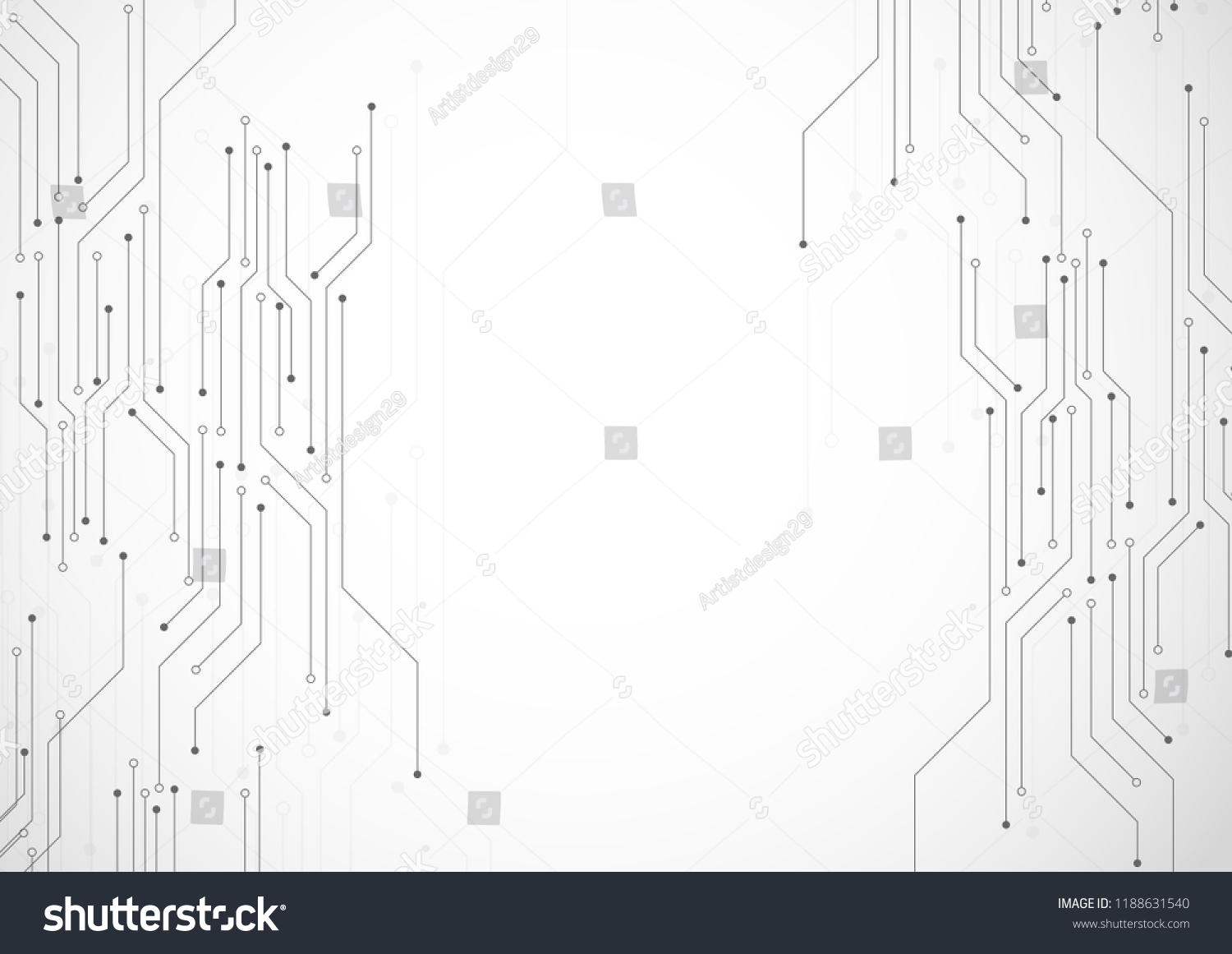 Abstract Digital Background Technology Circuit Board Stock Vector ...