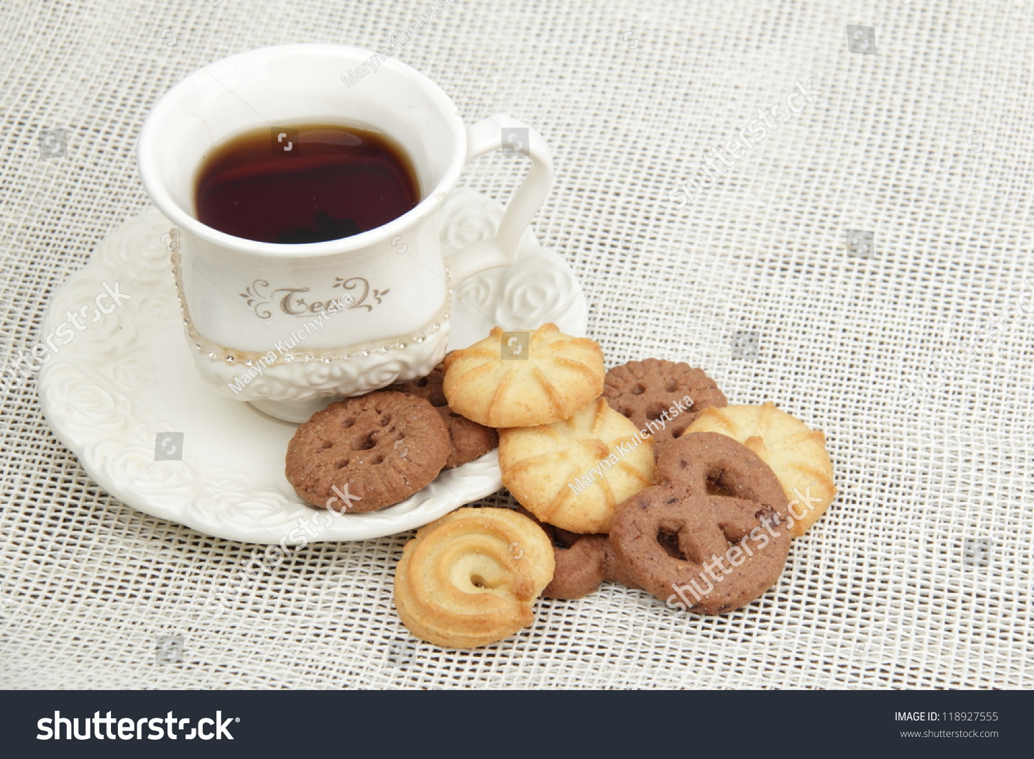 Tea and Biscuits Top view