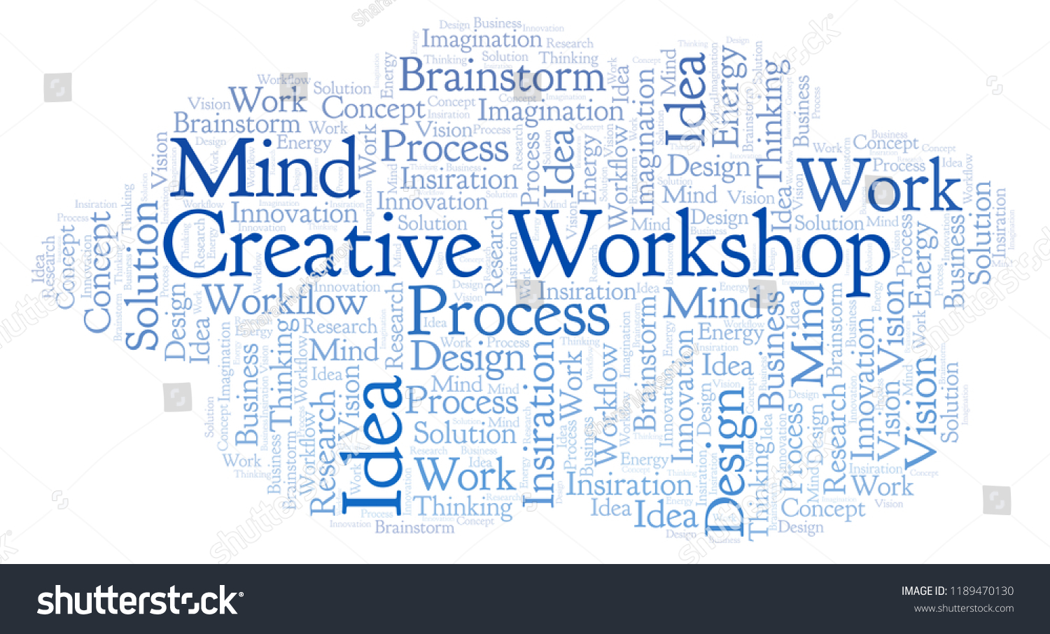 Creative Workshop Word Cloud Made Text Stock Illustration 1189470130 ...