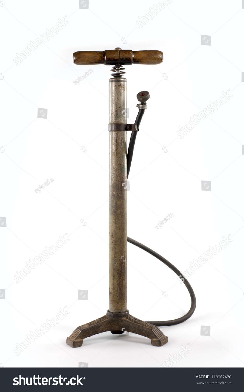 antique bicycle pump