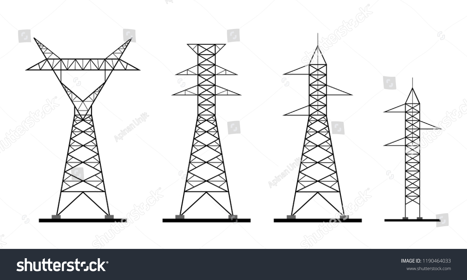 82,274 Electric Tower Silhouette Images, Stock Photos & Vectors ...