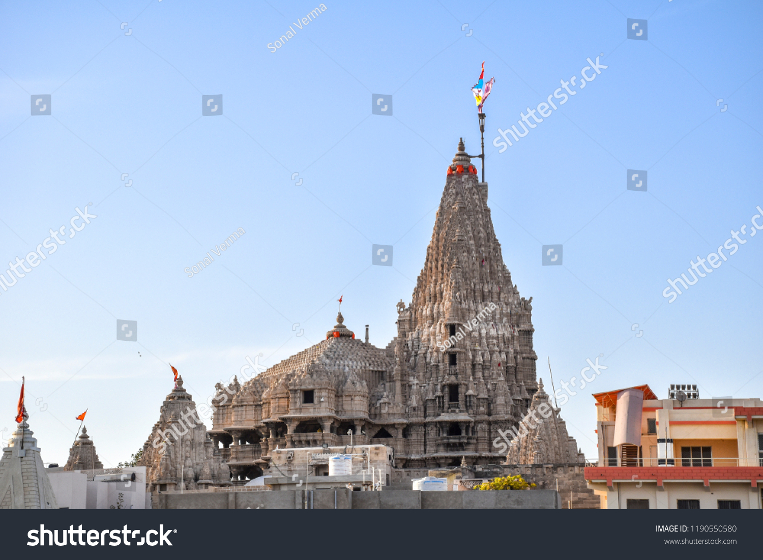 Dwarka Temple Gujarat Stock Photo 1190550580 | Shutterstock