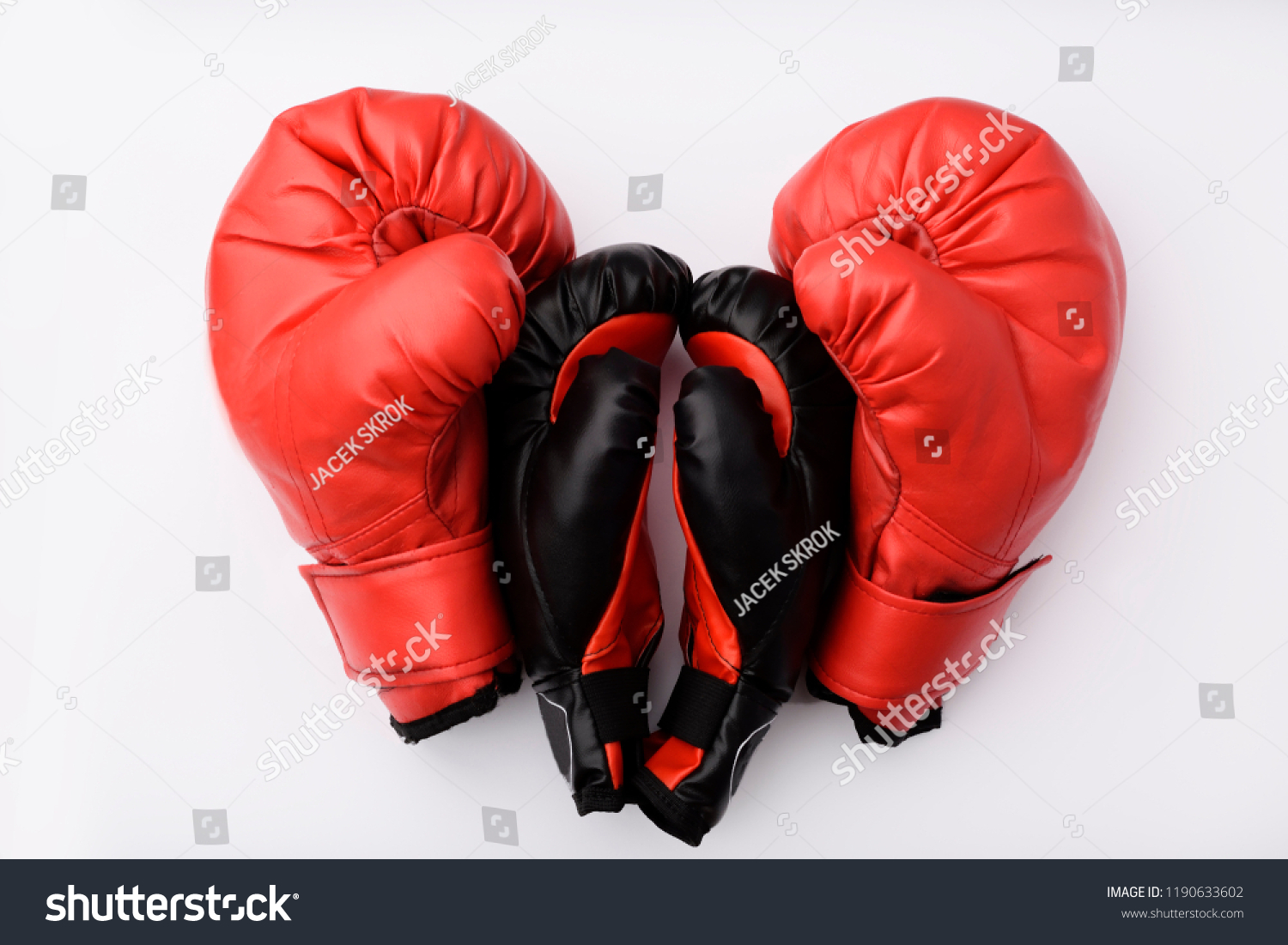 big red boxing gloves