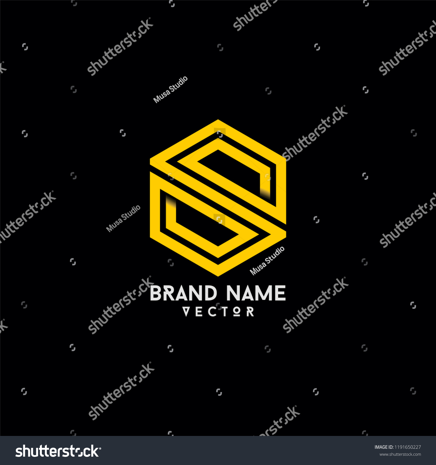 S Symbol Line Art Typography Logo Stock Vector (Royalty Free ...