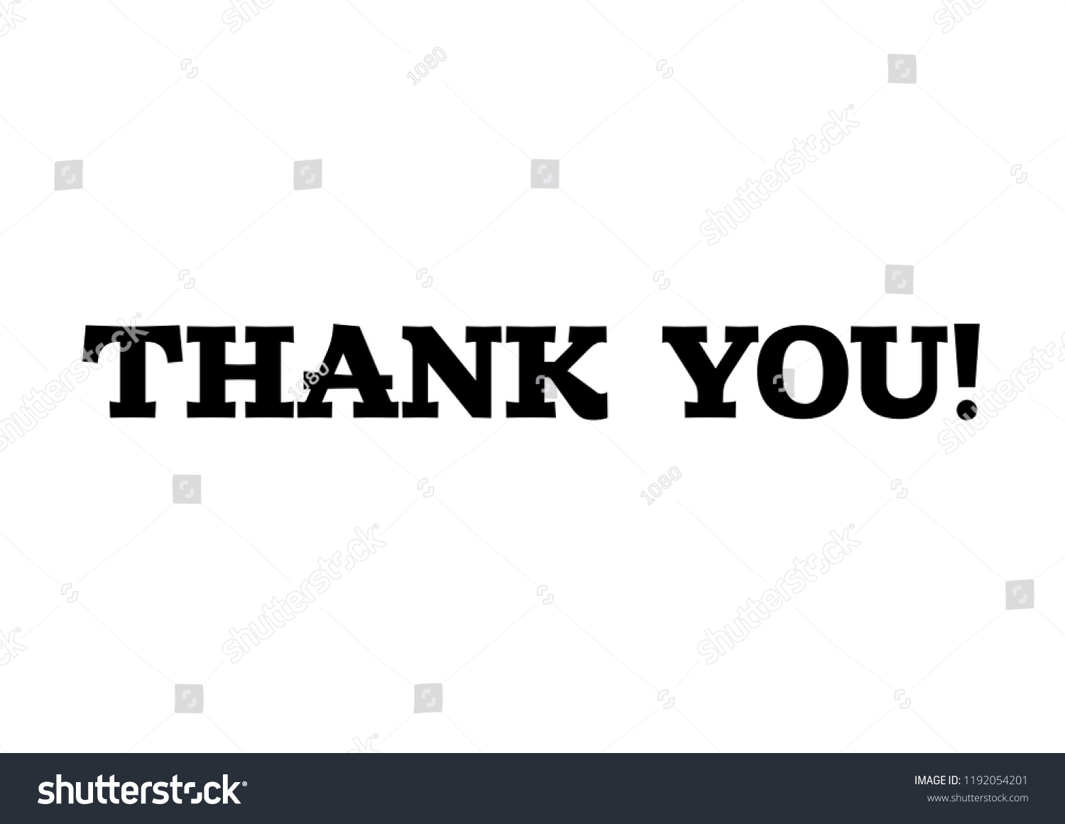 Thank You Text Design Vector Illustration Stock Vector (Royalty Free ...