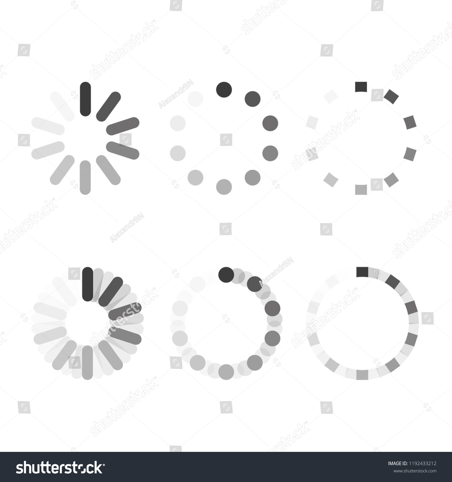 Sign Loading Page On Internet Vector Stock Vector (Royalty Free ...