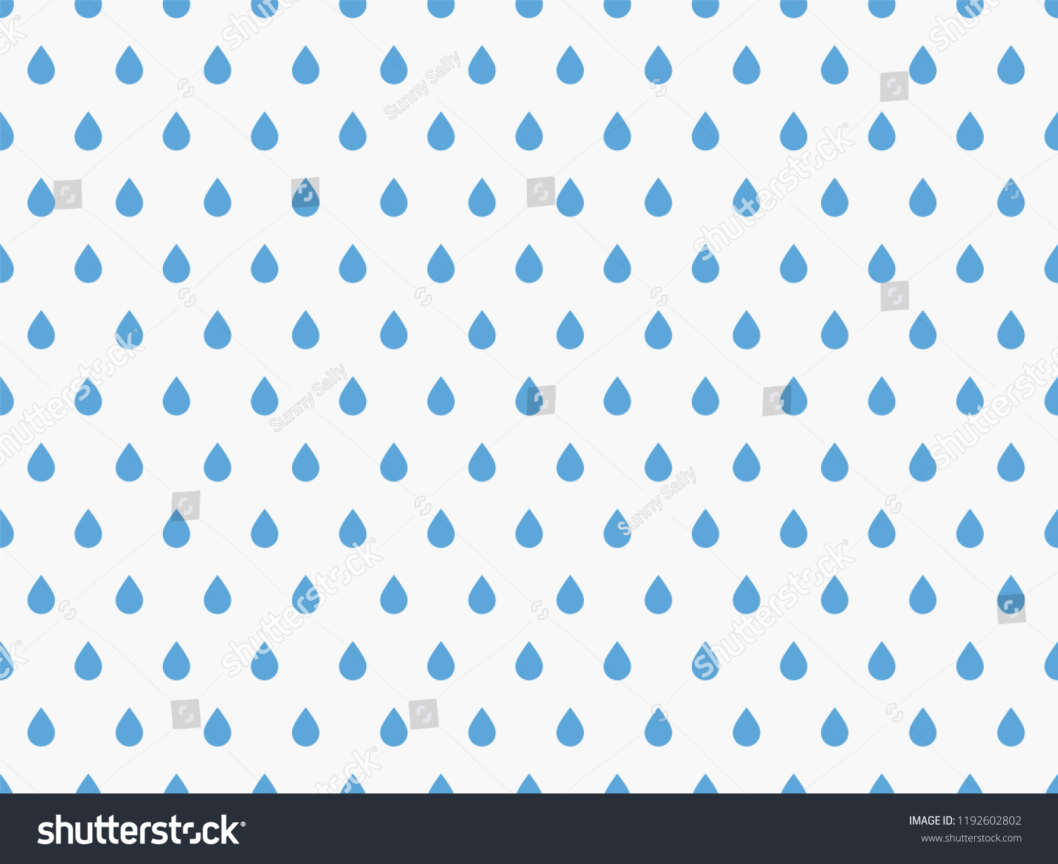 Drops Pattern Endless Background Seamless Stock Vector (Royalty Free ...