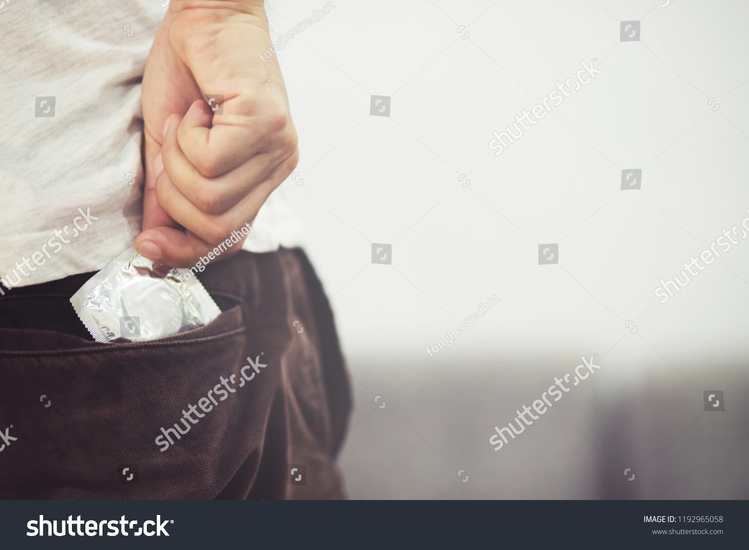 Young Man Jeans Corduroy Back Side Stock Photo 1192965058 | Shutterstock