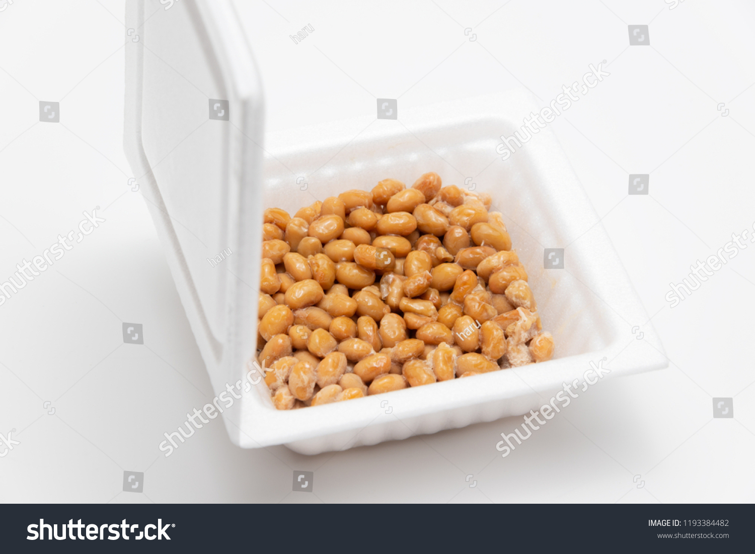 Natto Fermented Soybeans Plastic Container Stock Photo 1193384482 ...