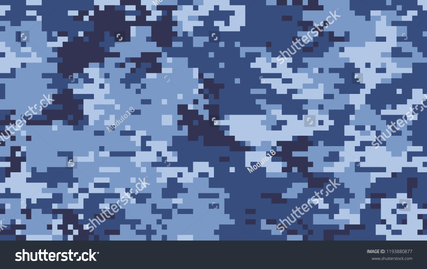 Illustration Modern Camouflage Pattern Digital Pixels Stock Vector ...