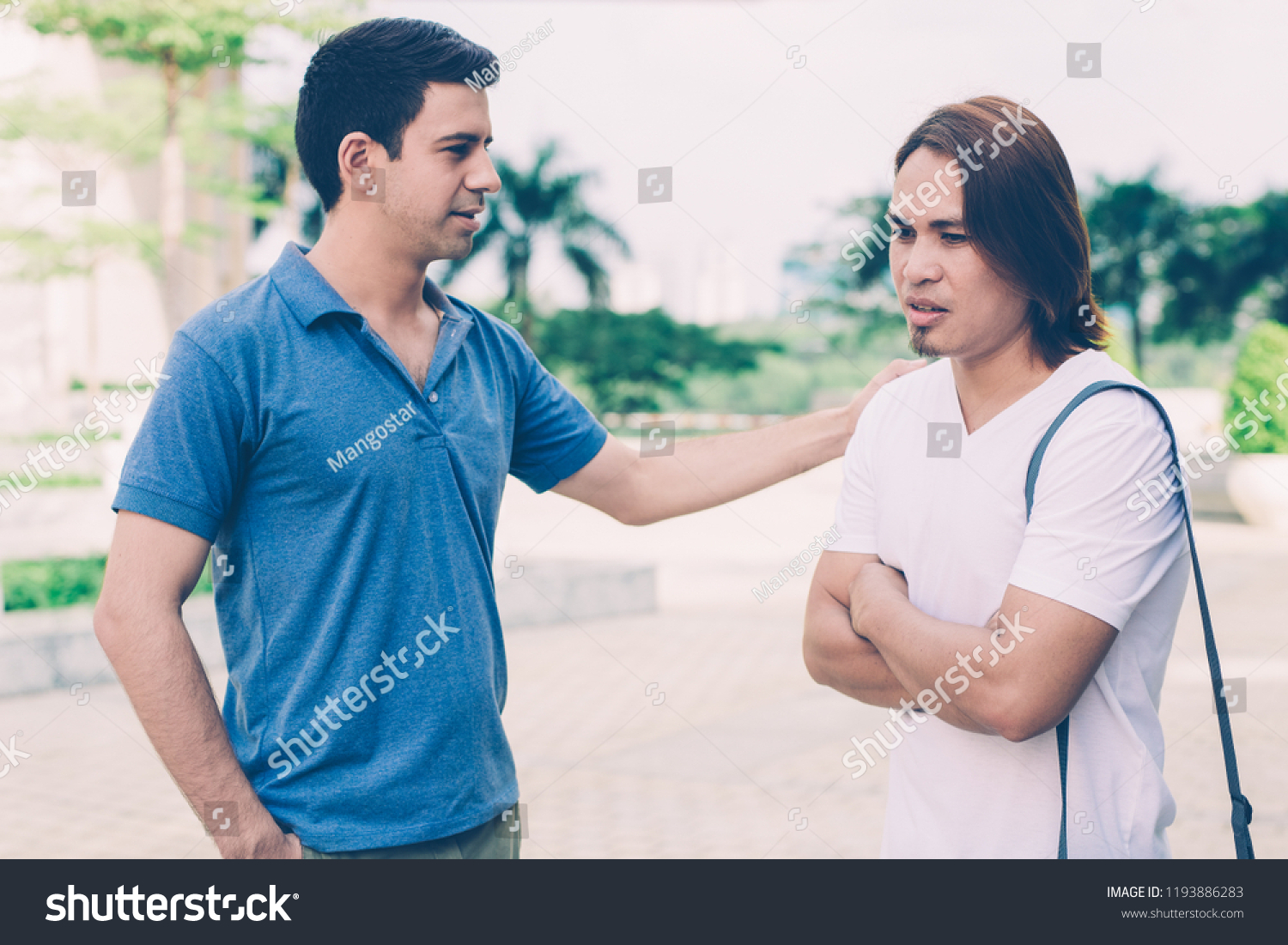 Closeup Portrait Serious Handsome Young Man Stock Photo 1193886283 ...