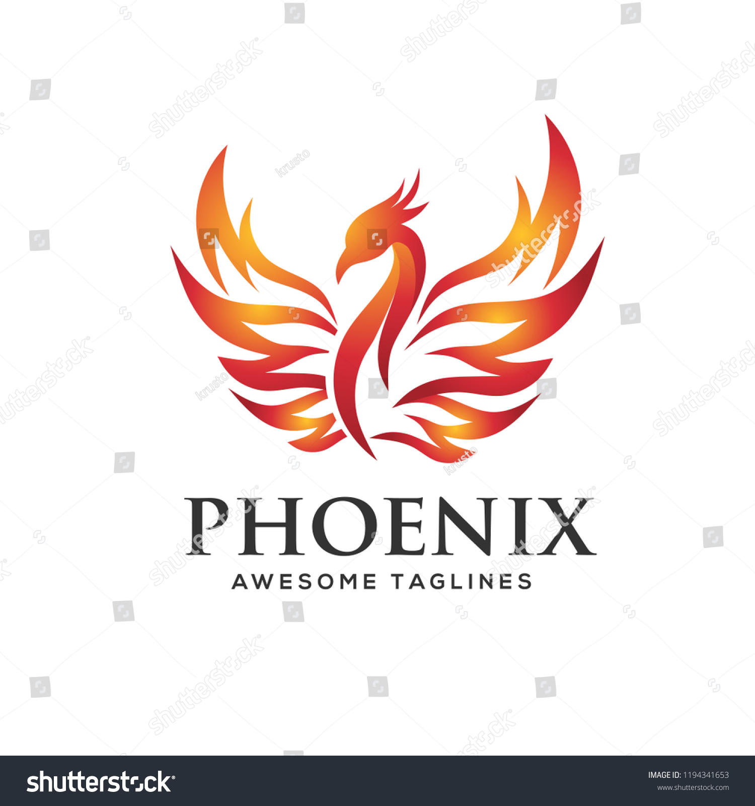 Luxury Phoenix Logo Concept Best Phoenix Stock Vector (Royalty Free ...