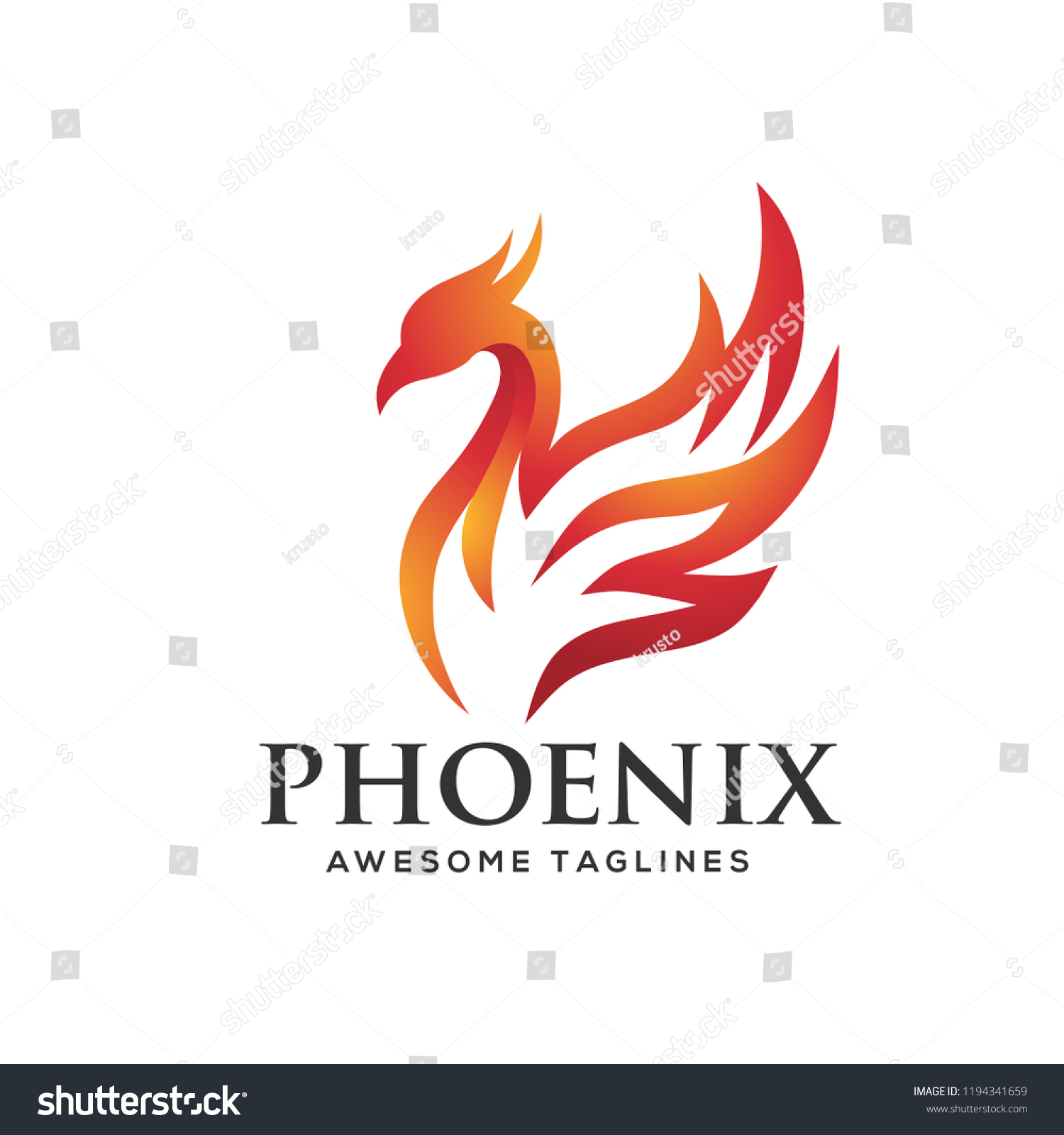 Luxury Phoenix Logo Concept Best Phoenix Stock Vector (Royalty Free ...