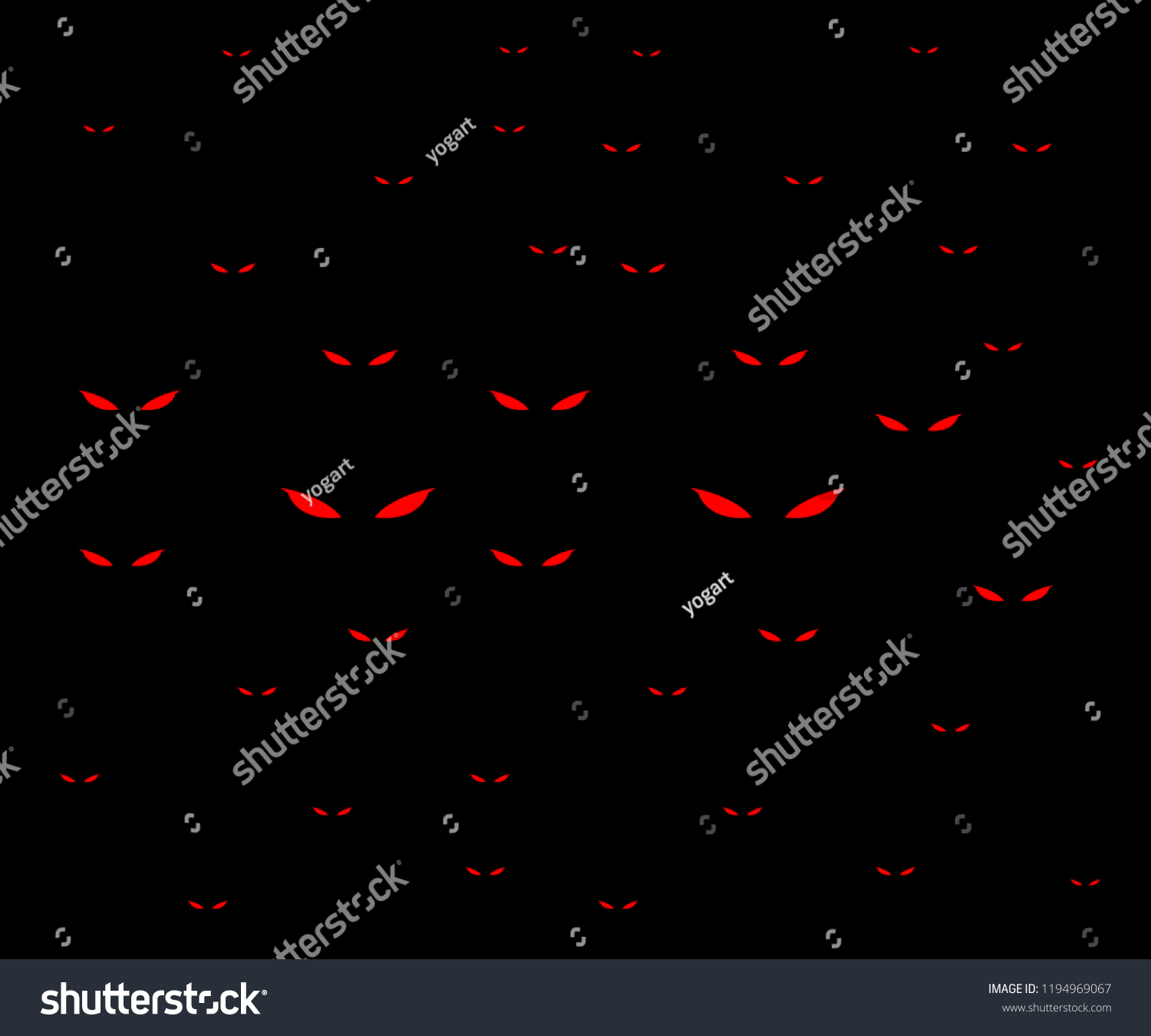 Illustration Wolf Eyes Vector Logo Stock Vector (Royalty Free ...