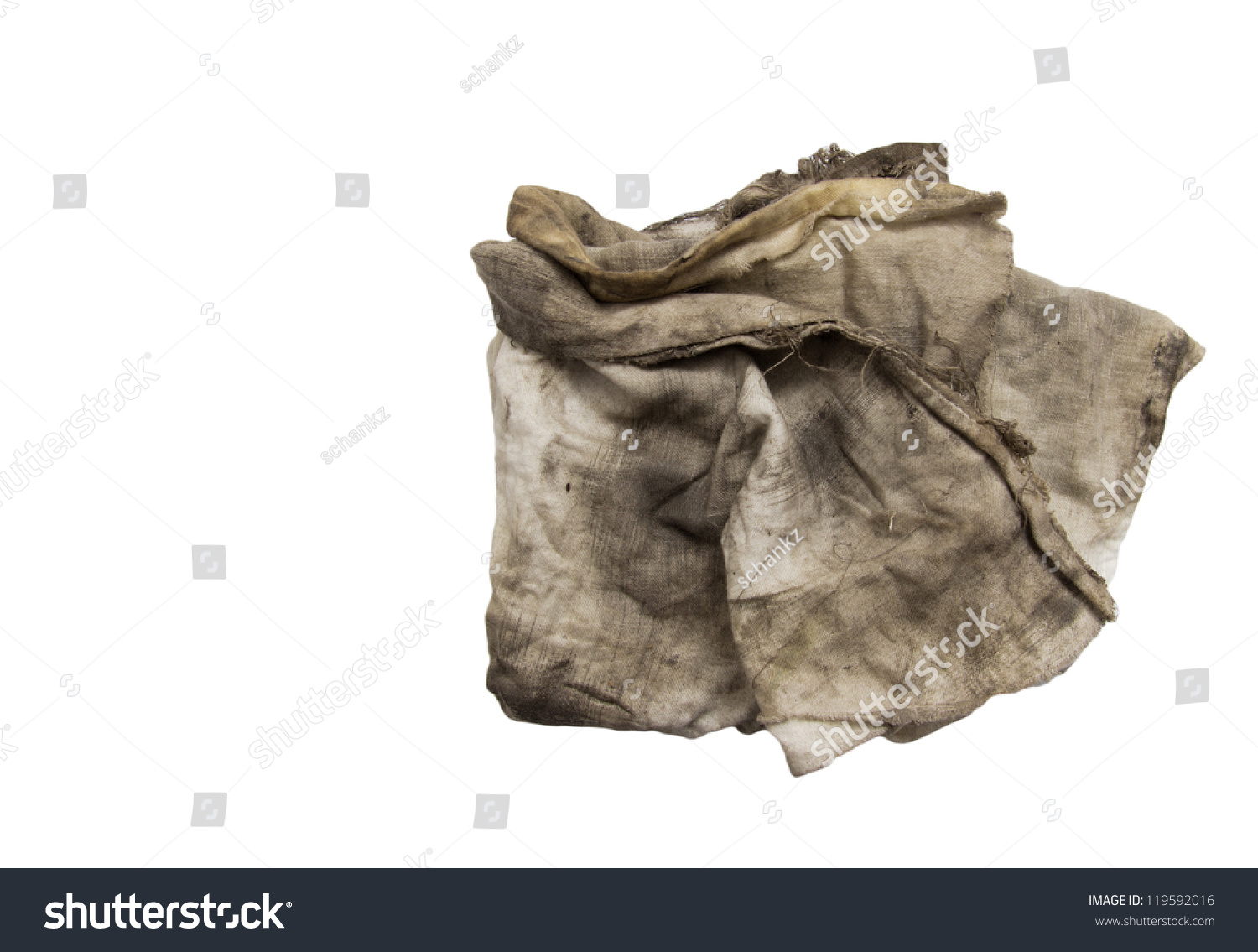 dirty rag clipart black and white