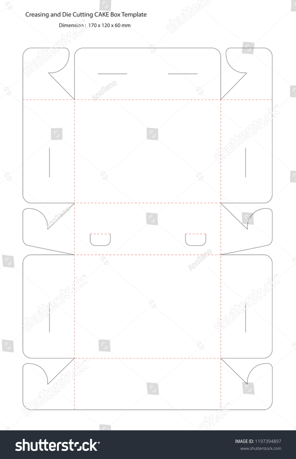 Food Box Template Stock Vector (Royalty Free) 1197394897 | Shutterstock