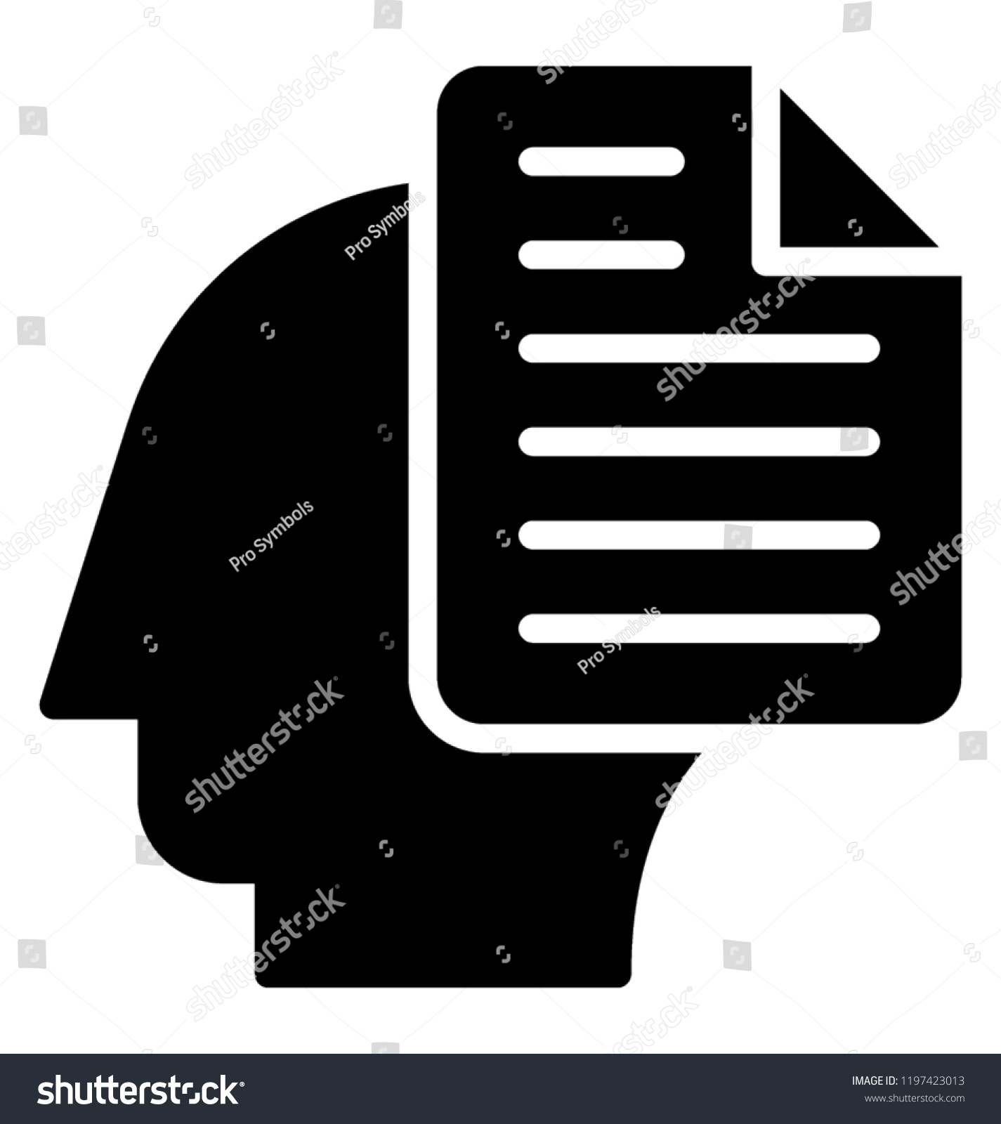 human-document-depicting-personal-document-stock-vector-royalty-free