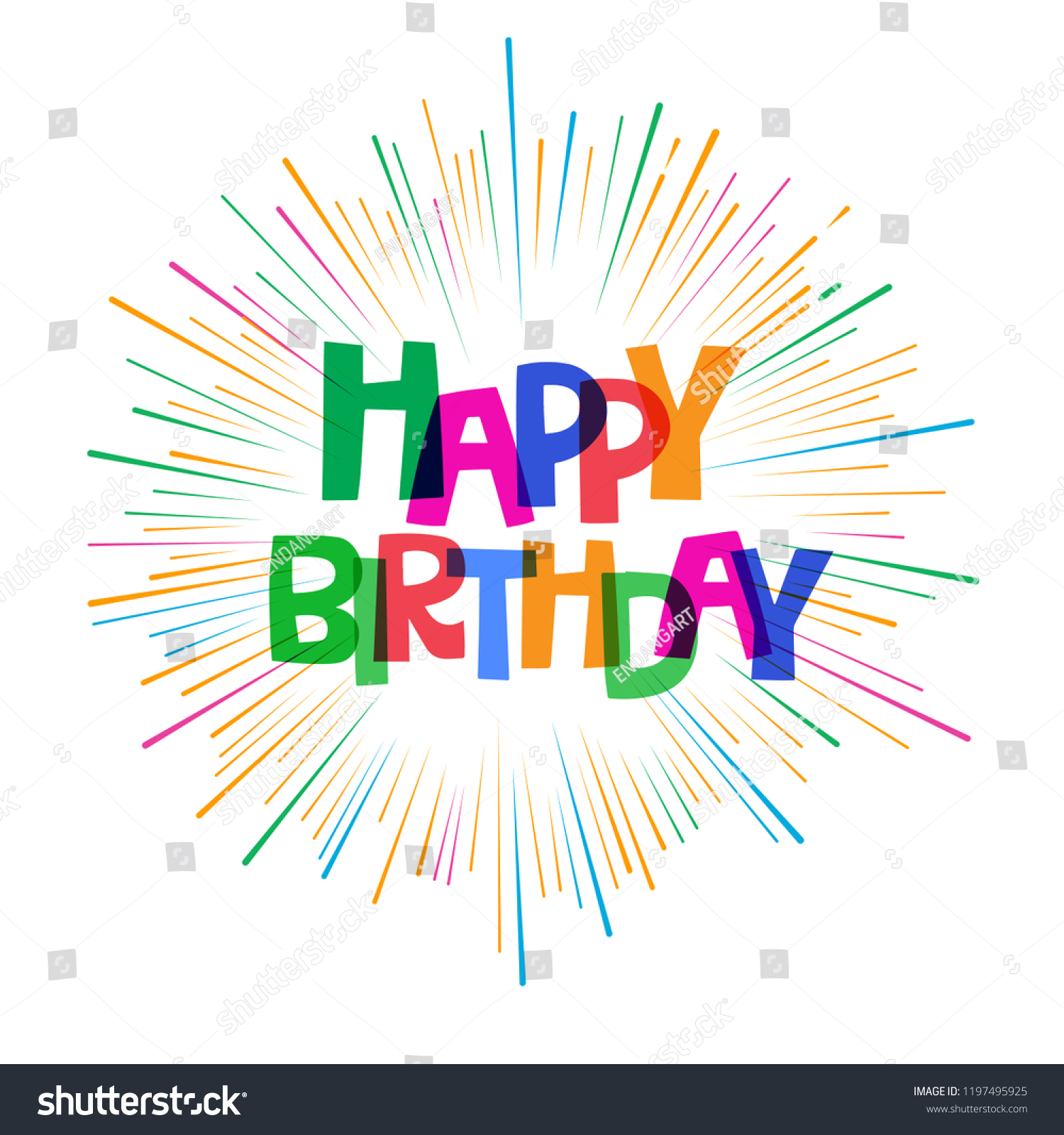 Happy Birthday Greetings Background Stock Vector (Royalty Free ...