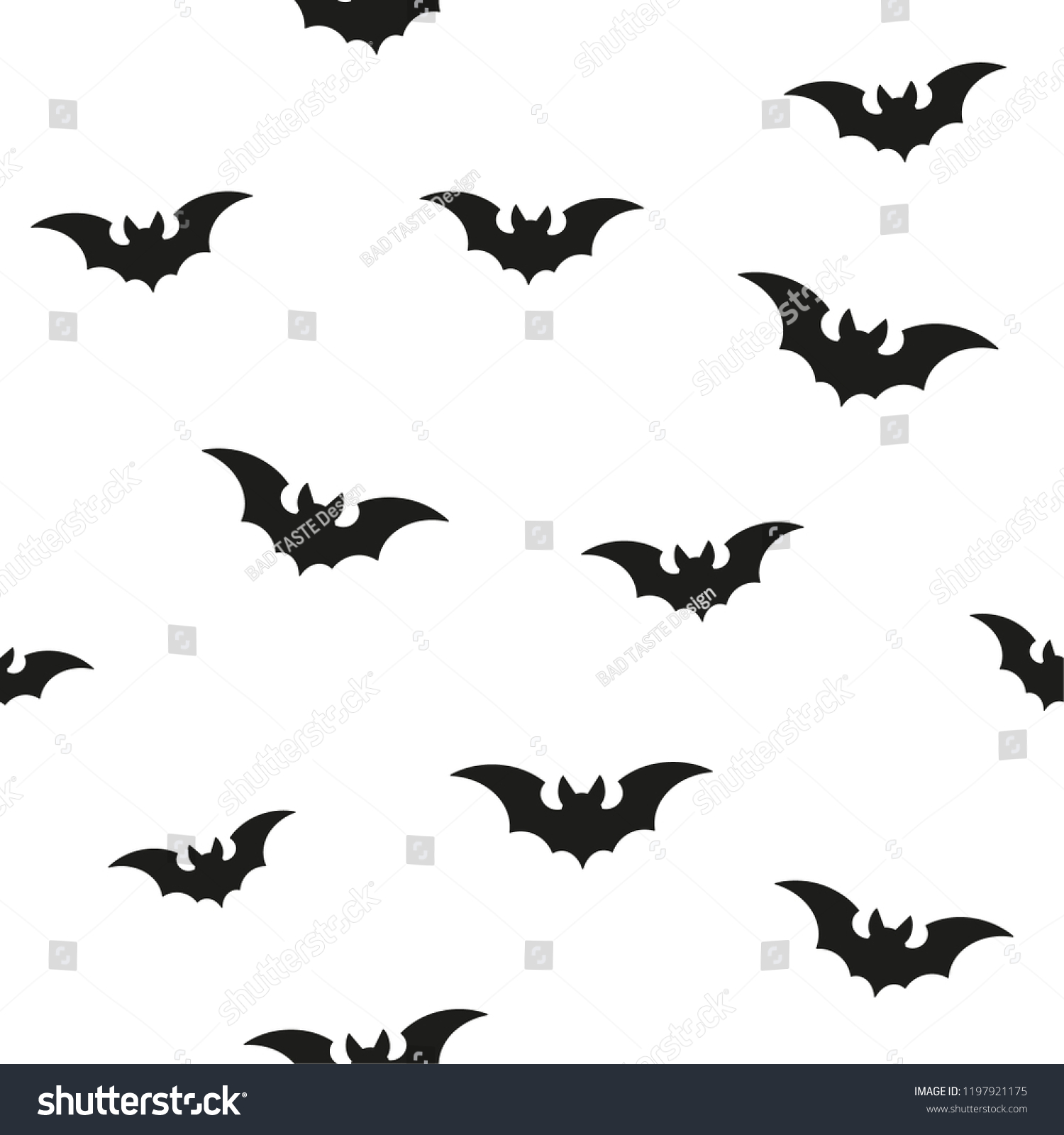 Black Flying Bats On Transparent Background Stock Vector (Royalty Free ...