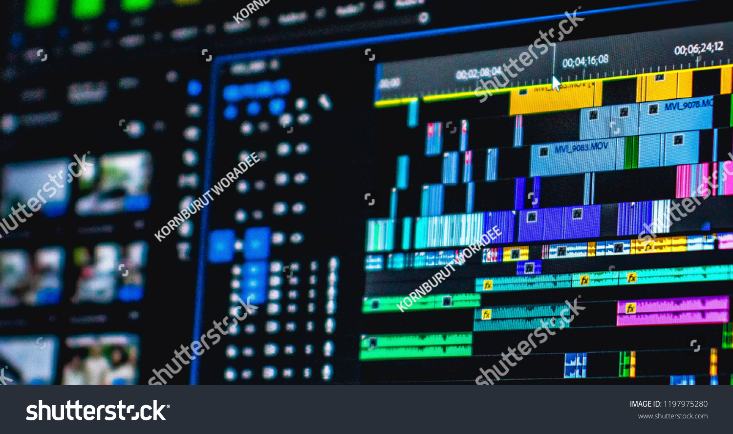 Video Time Line Stock Photo 1197975280 | Shutterstock