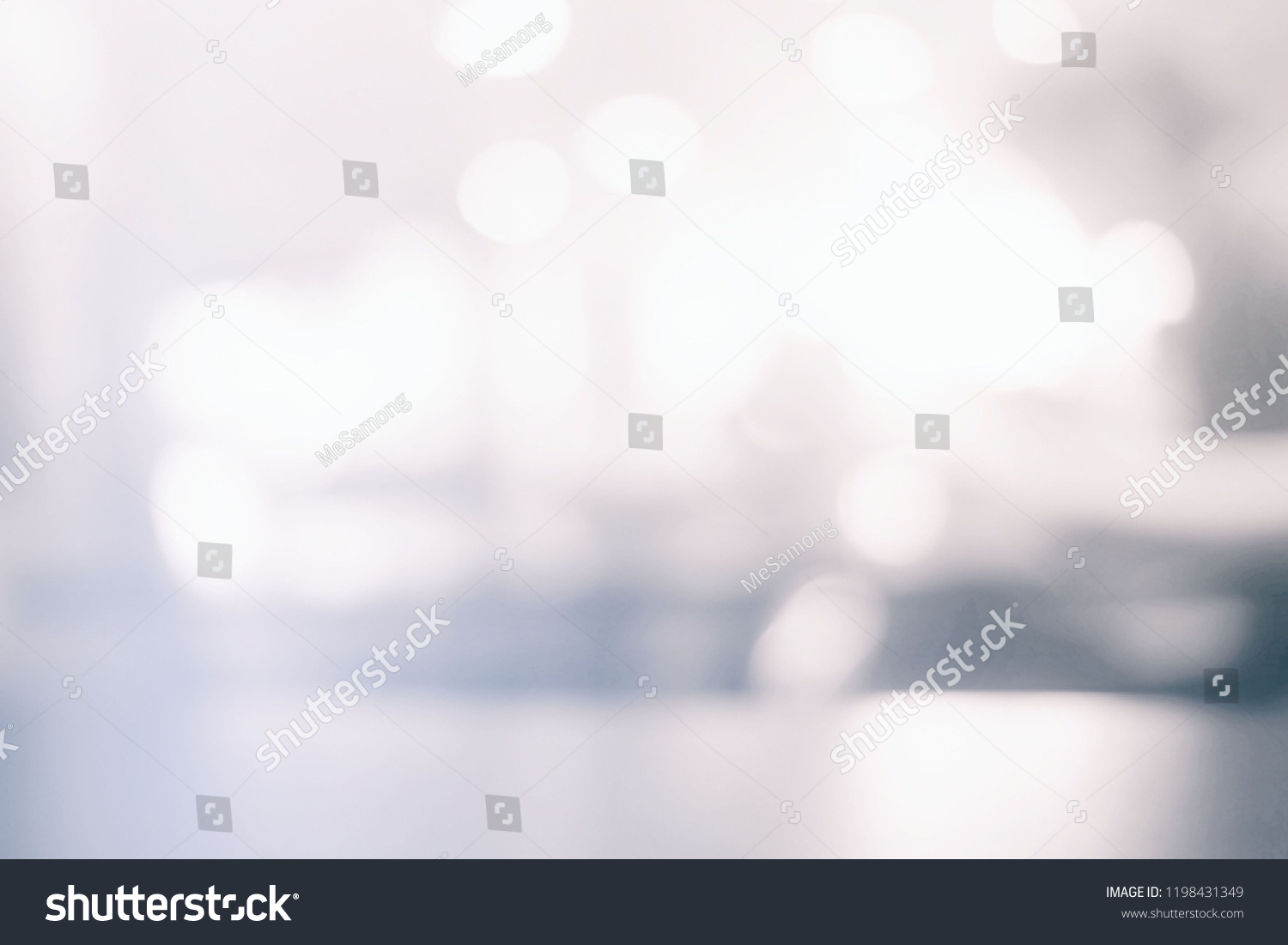 White Blurred Bokeh Coffee Shop Background Stock Photo 1198431349 ...