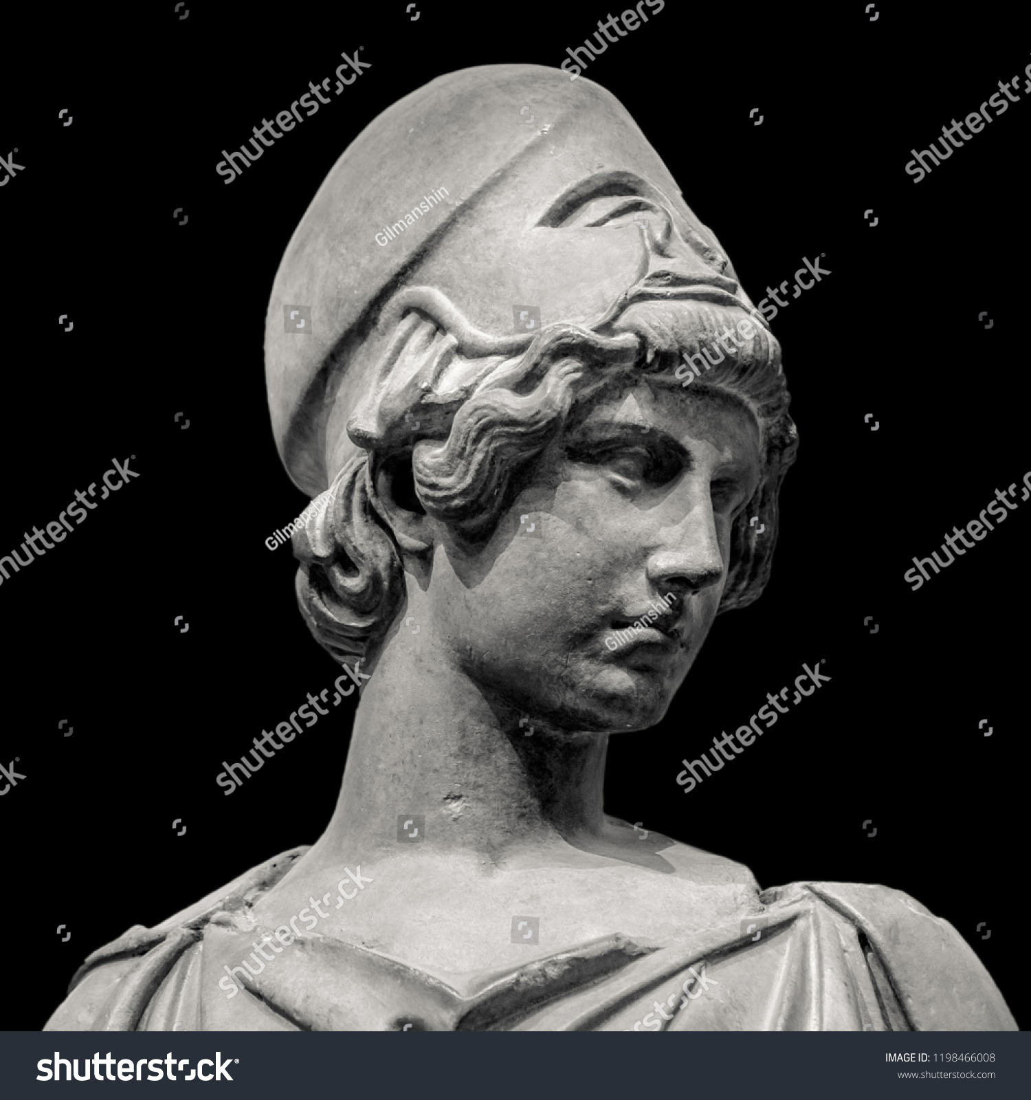 Athena Ancient Greek Goddess Stock Photo 1198466008 | Shutterstock