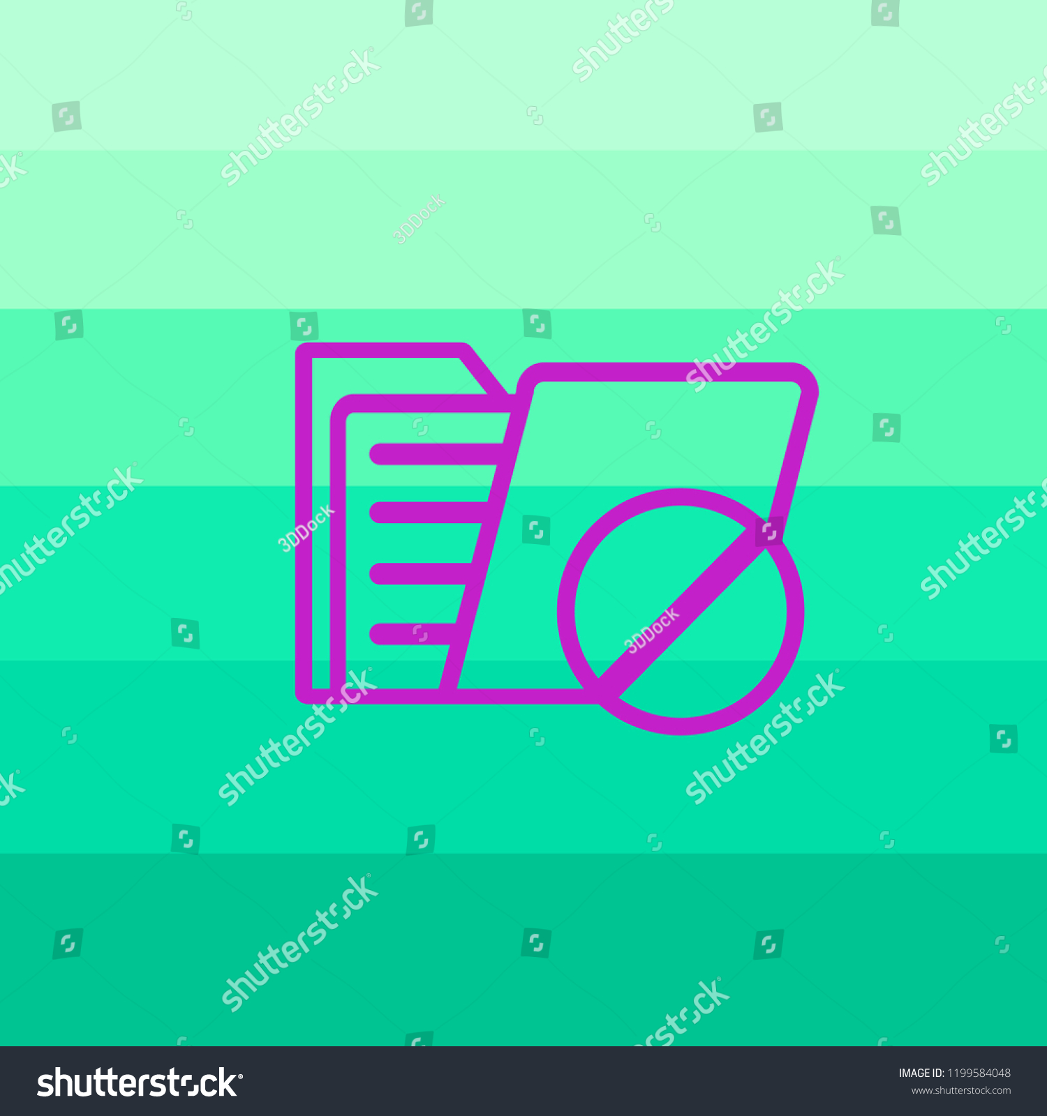 Not Allowed Sign White Vector Icon Stock Vector (Royalty Free