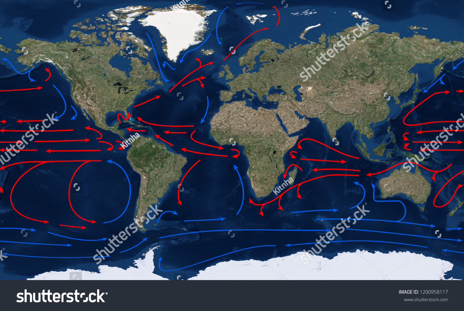 Ocean Current 3d Rendering Stock Illustration 1200958117 | Shutterstock