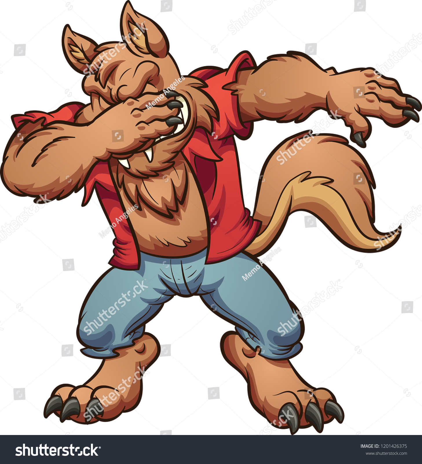 halloween werewolf clipart