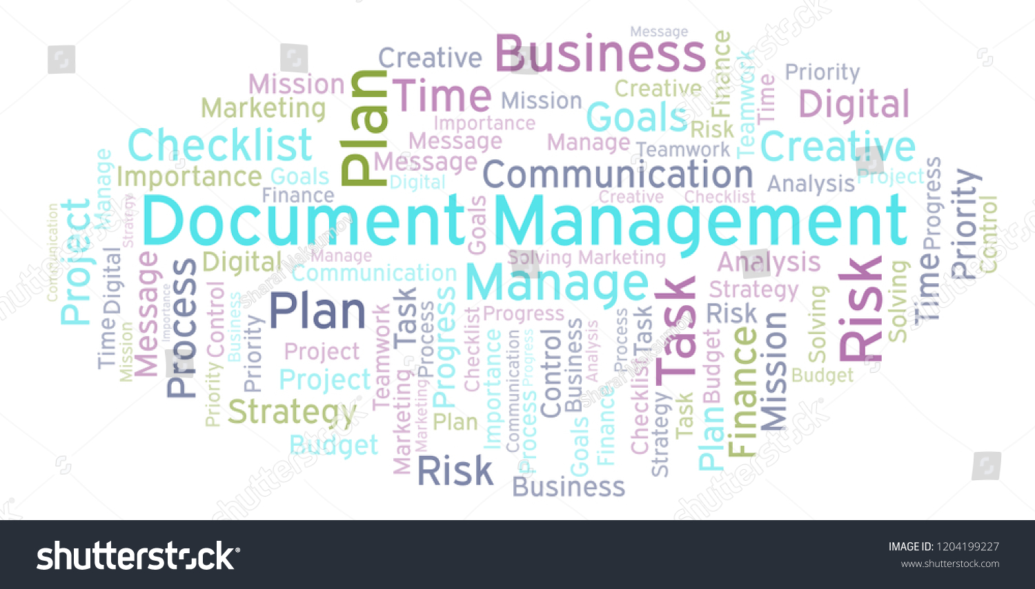 Document Management Word Cloud Made Text Stock Illustration 1204199227 ...