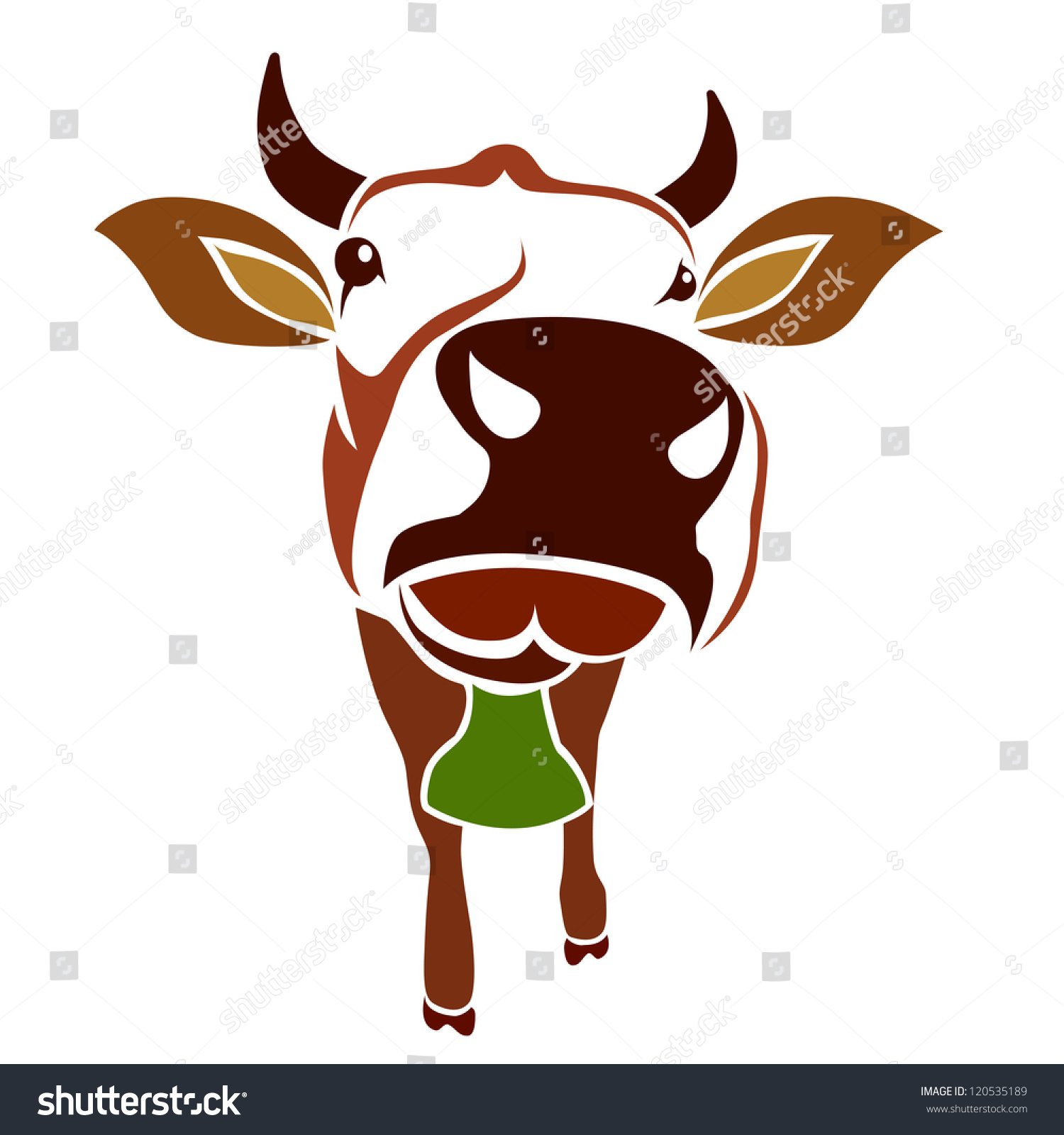 Стилизованные коровы