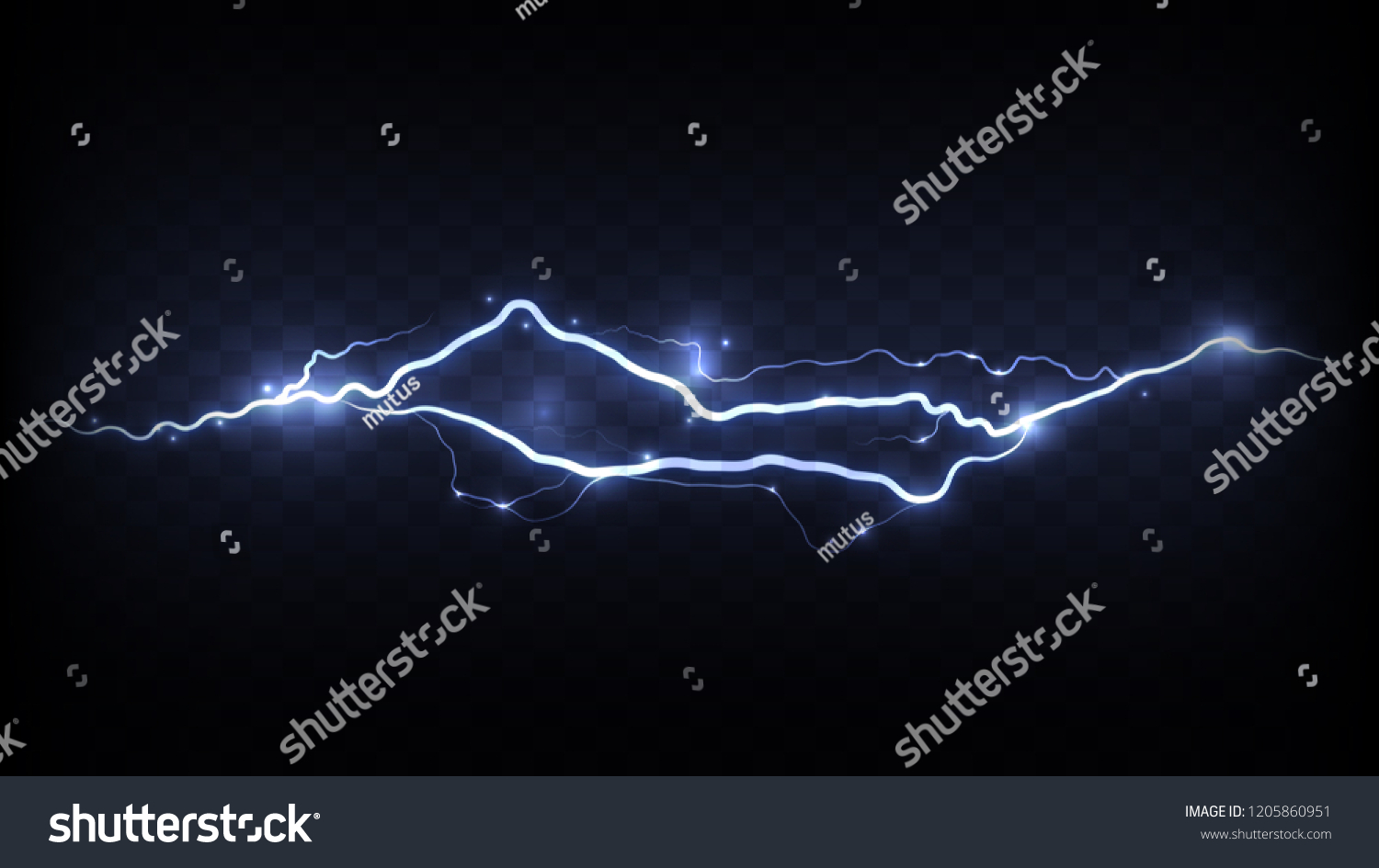 Abstract Background Form Lightning Powerful Charge Stock Vector ...