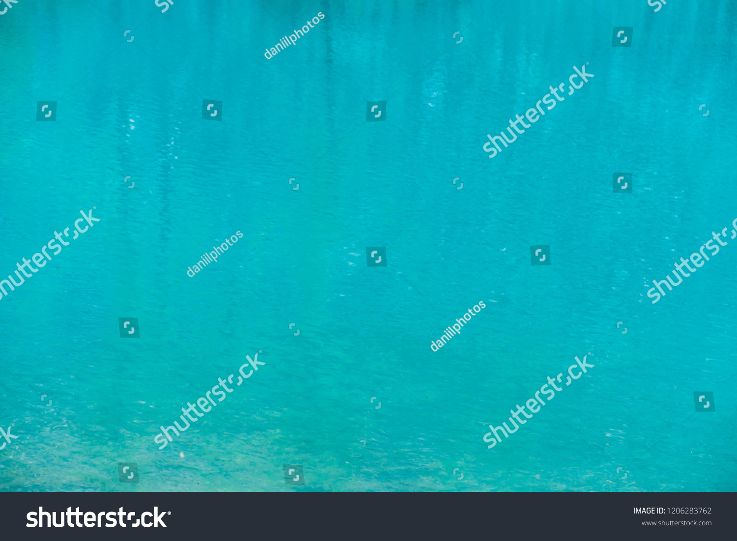 Shiny Texture Azure Surface Mountain Lake Stock Photo 1206283762 ...